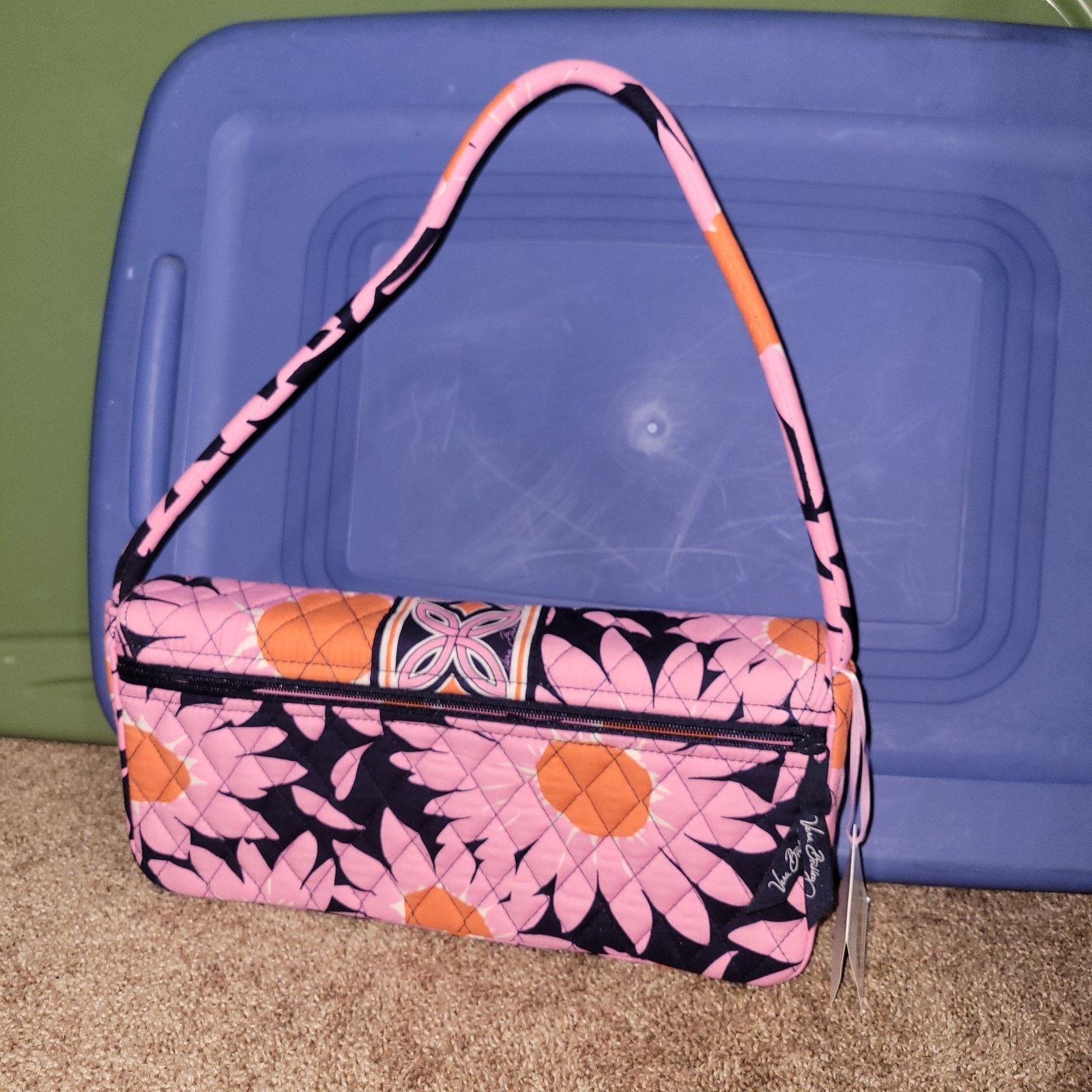 Vera Bradley Vera Bradley Knot Just a Clutch Loves Me Pink Purse Handbag Size ONE SIZE - 2 Thumbnail