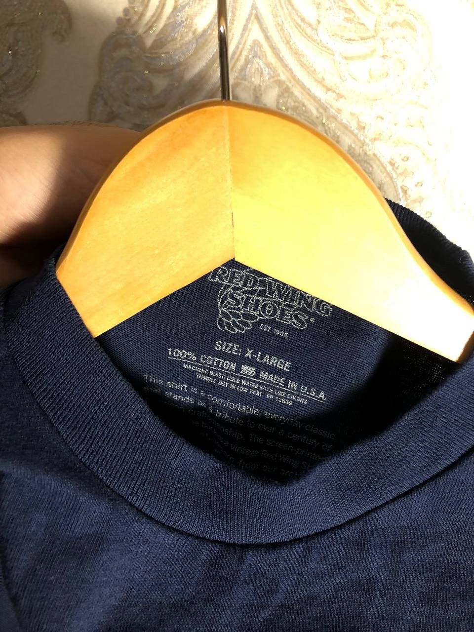 Red Wing × Vintage VERY RARE RED WING SHOES T-SHIRT BIG LOGO MADE IN USA 90s Size US XL / EU 56 / 4 - 3 Thumbnail