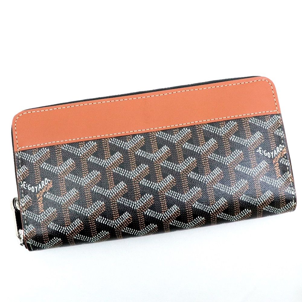 image of Goyard Matignon Long Wallet in Brown, Men's
