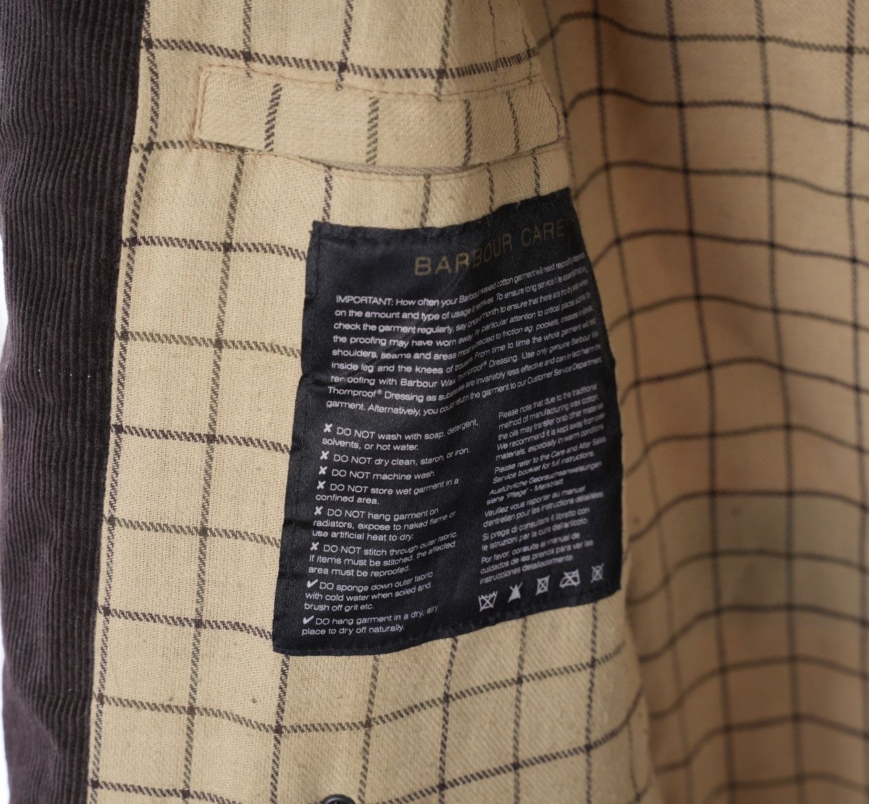 Barbour Barbour Retail Commander Wax Jacket Coat sz M Size US M / EU 48-50 / 2 - 7 Thumbnail