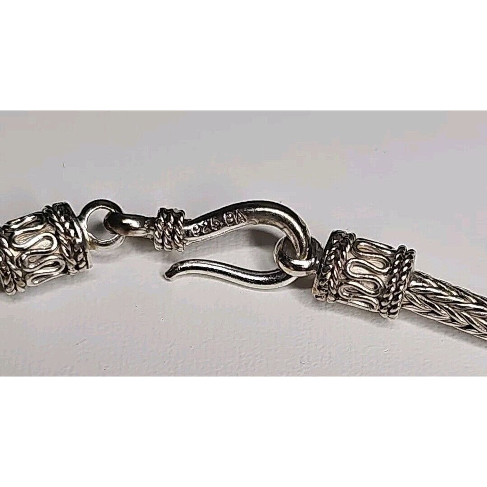 Sterling Silver Suarti Vintage Sterling Silver Chunky Bali Bead Necklace Size ONE SIZE - 3 Thumbnail