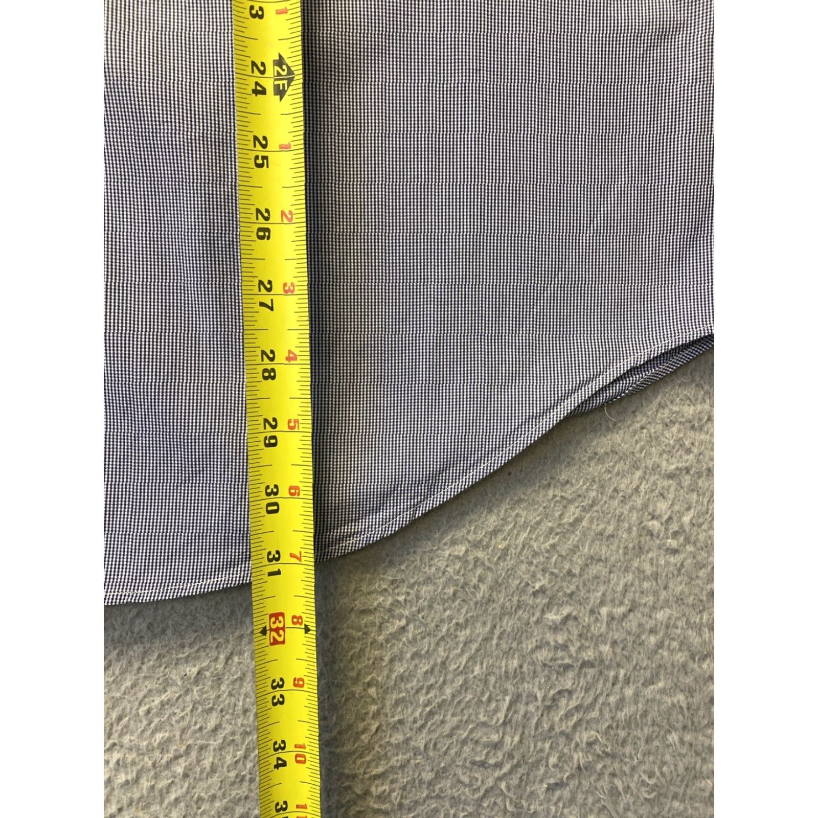 Tailorbyrd VINTAGE TAILORBYRD Dress Shirt Mens L Blue Check Regular Fit Supima Non-Iron Button Up Size US L / EU 52-54 / 3 - 7 Thumbnail