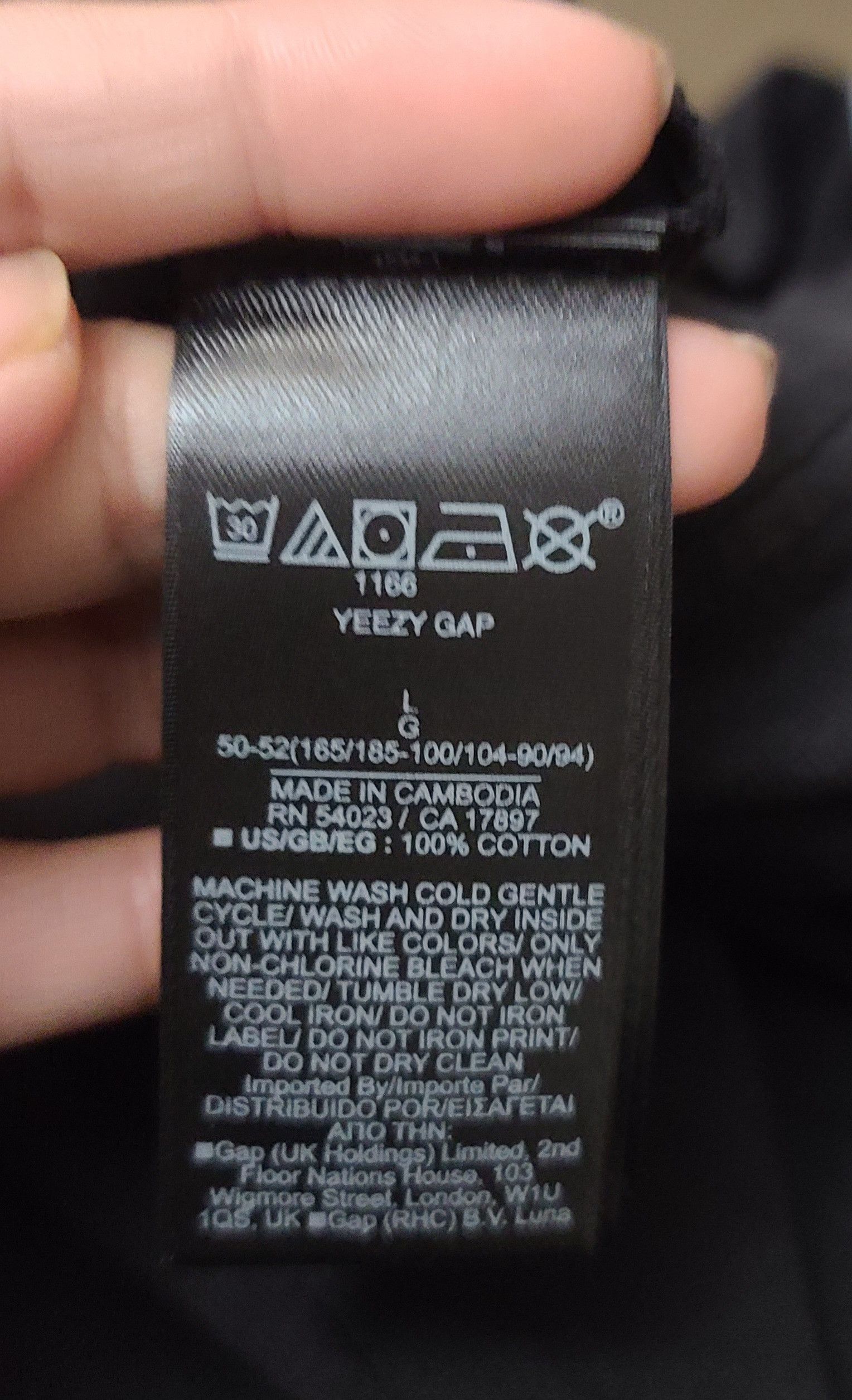 Balenciaga Yeezy Gap Engineered by Balenciaga Dove 3/4 Tee Size US L / EU 52-54 / 3 - 3 Thumbnail