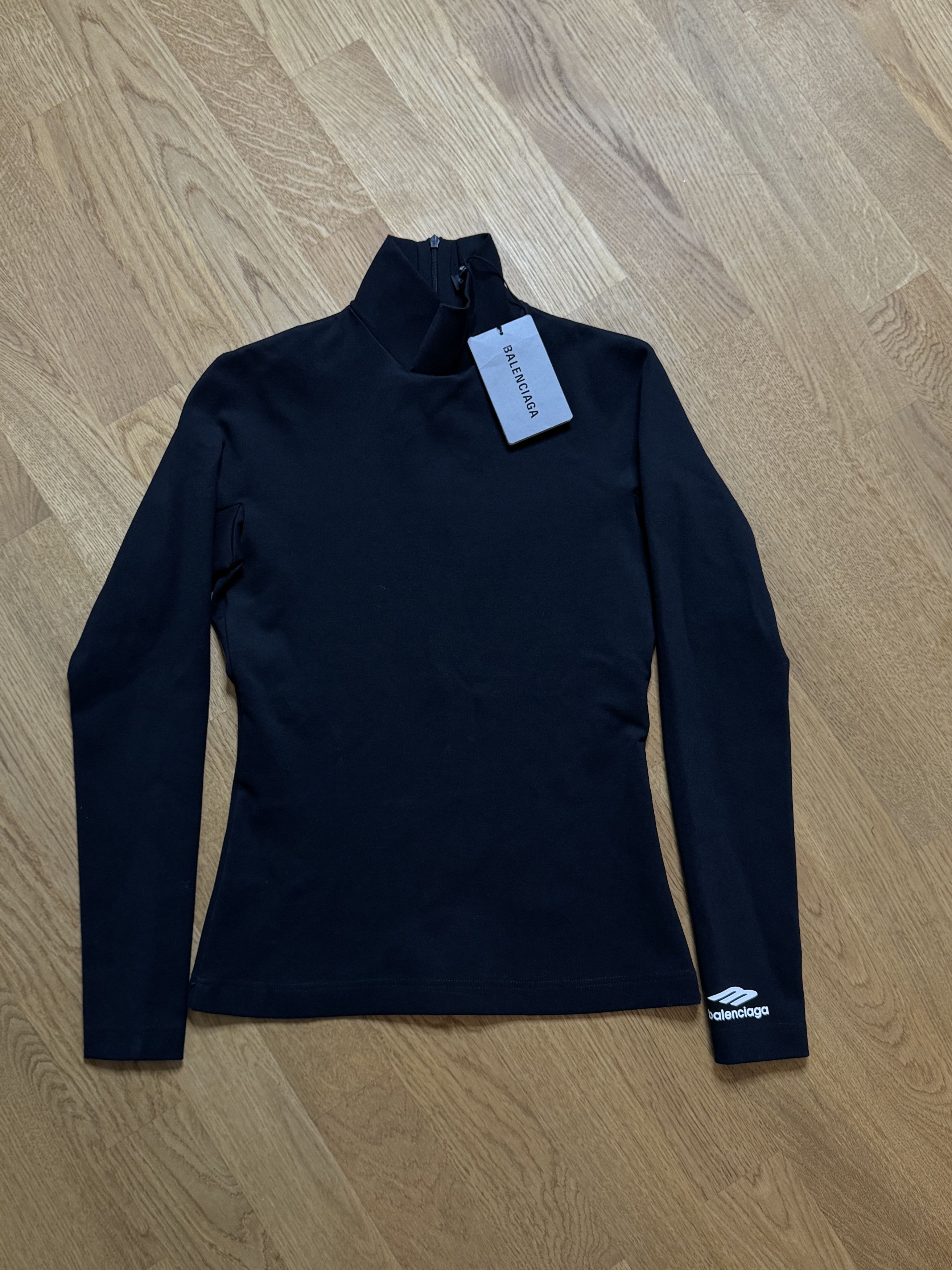 image of Balenciaga Long Sleeve in Black, Women's (Size Small)