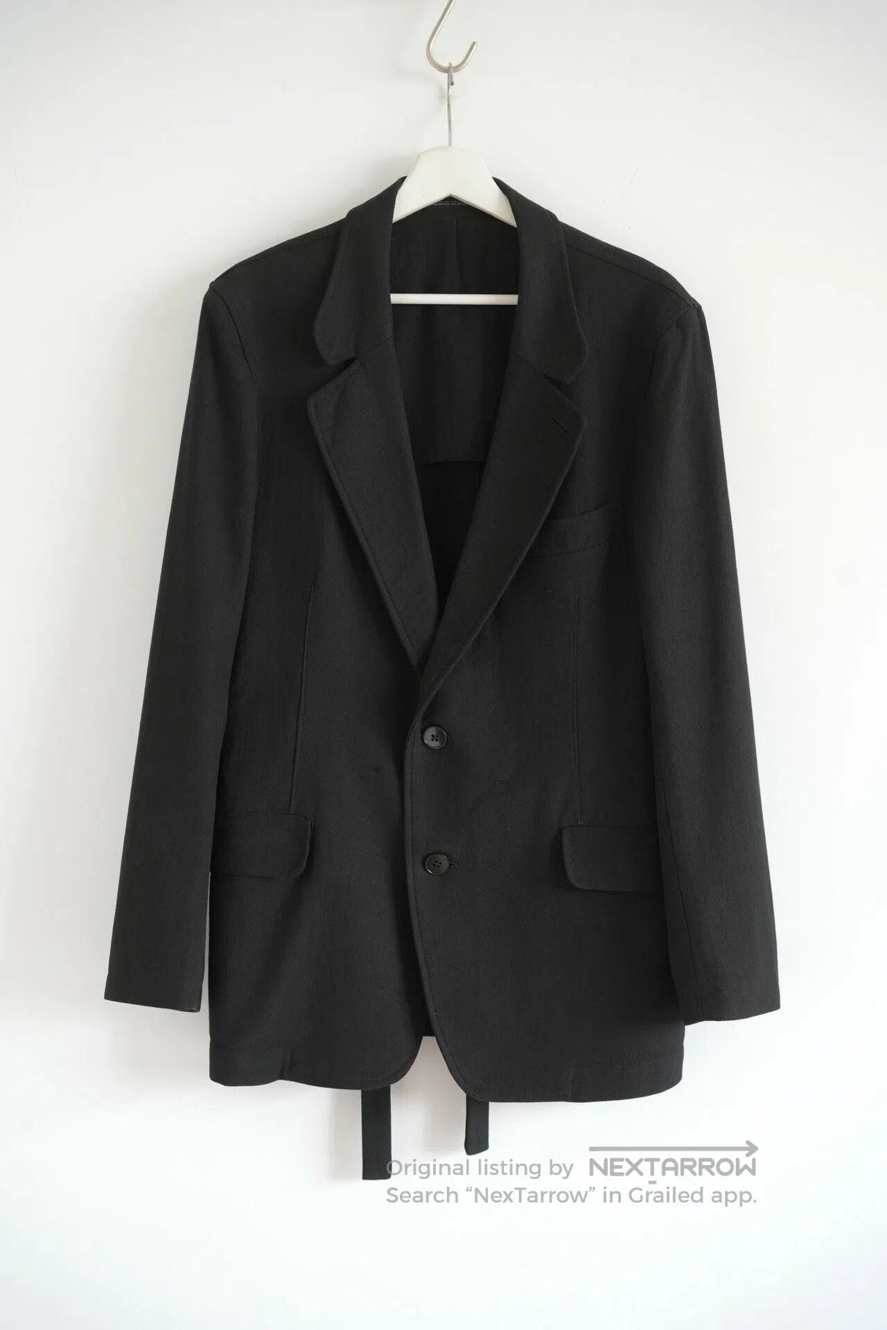 Yohji Yamamoto Yohji Yamamoto Black Suit with Ties. Size US S / EU 44-46 / 1 - 1 Thumbnail