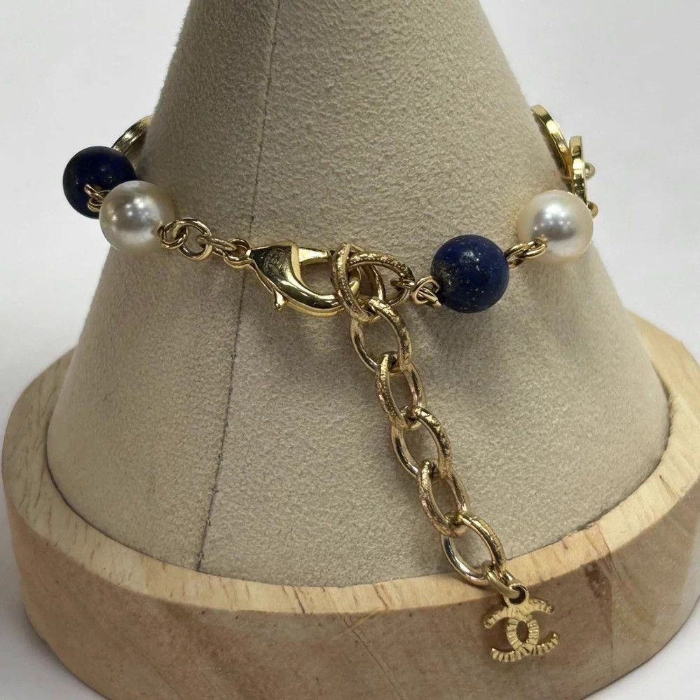 Chanel Chanel CC Logo Chain Bracelet Size ONE SIZE - 6 Thumbnail