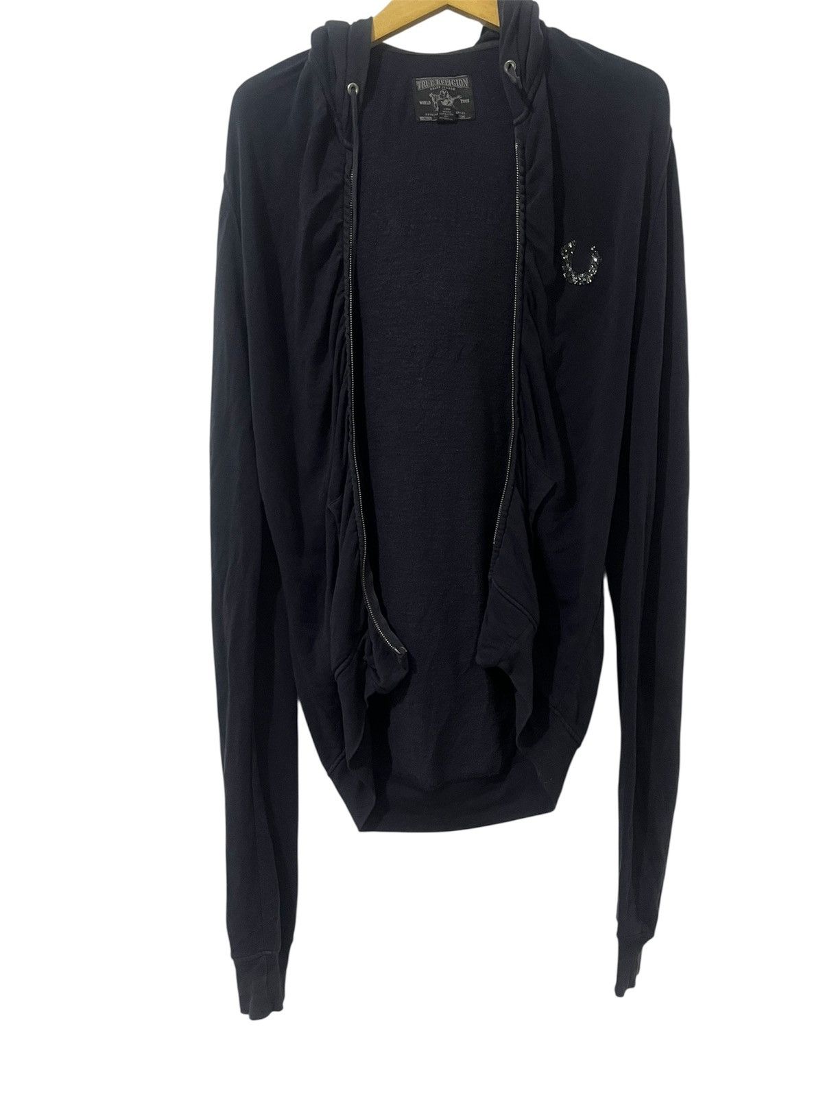 True Religion Japanese True religion Zip Up Gothic Hoodie Size US L / EU 52-54 / 3 - 2 Thumbnail