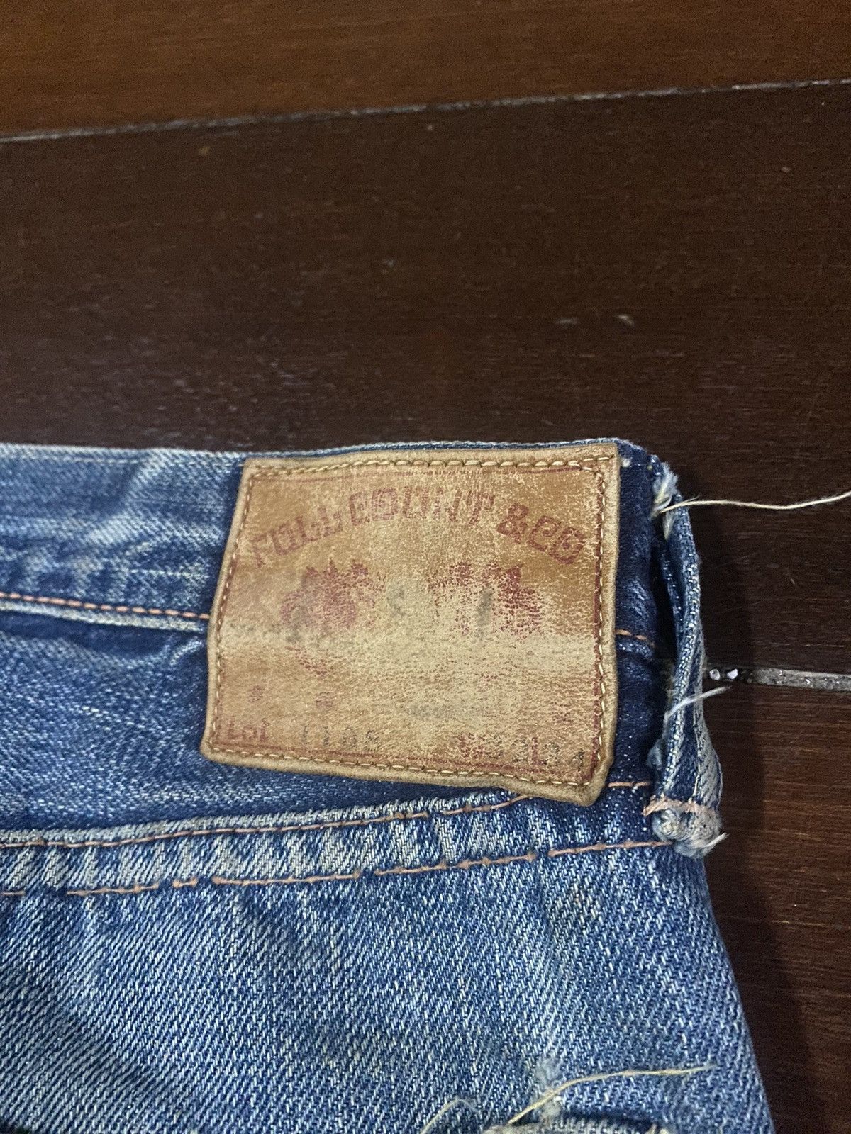 Full Count & Co. FIRE 🔥 FULL COUNT RUSTY DISTRESSED NICE FADED Size US 33 - 22 Thumbnail