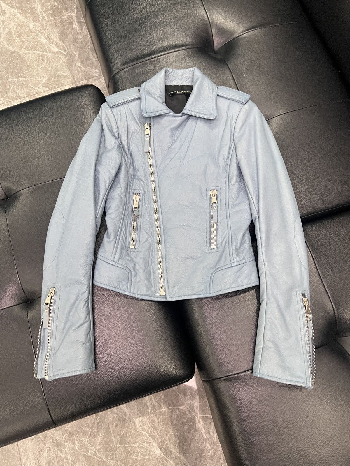 Balenciaga Balenciaga 2012 Slim Biker Jacket Size US XS / EU 42 / 0 - 2 Thumbnail