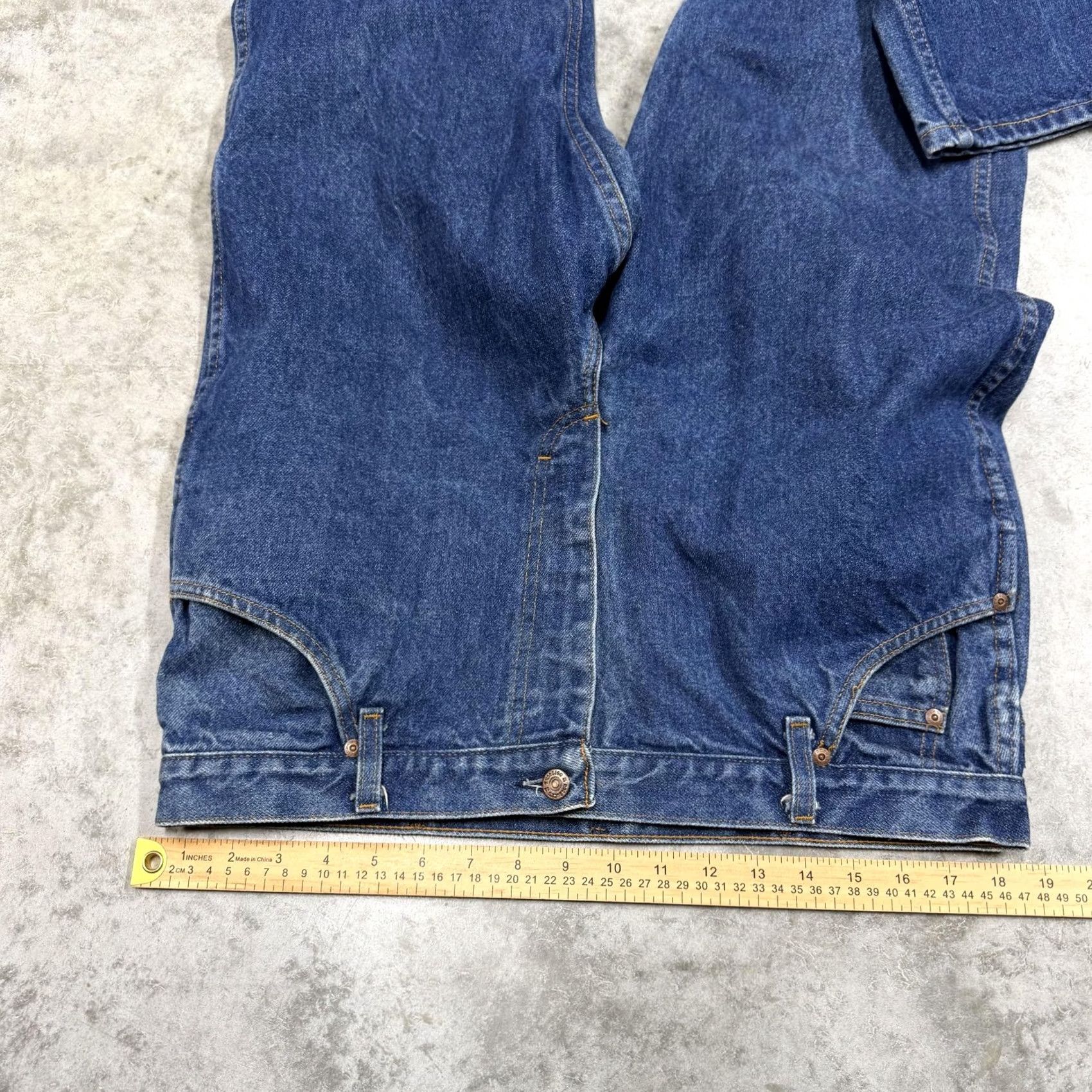 Vintage VINTAGE Roebucks Jeans Mens 38x30 Blue Medium Wash Regular Straight USA 80s Size US 38 / EU 54 - 6 Thumbnail