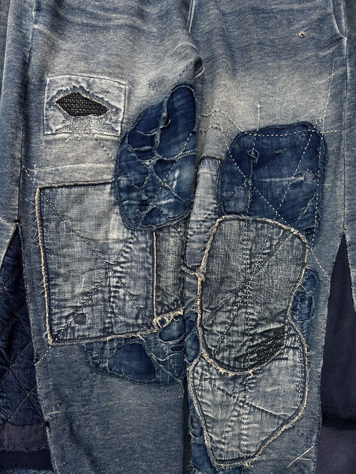 Kapital × Kapital Kountry Kapital Crash Denim Old man and the sea Boro Sweatpants Size US 33 - 8 Thumbnail