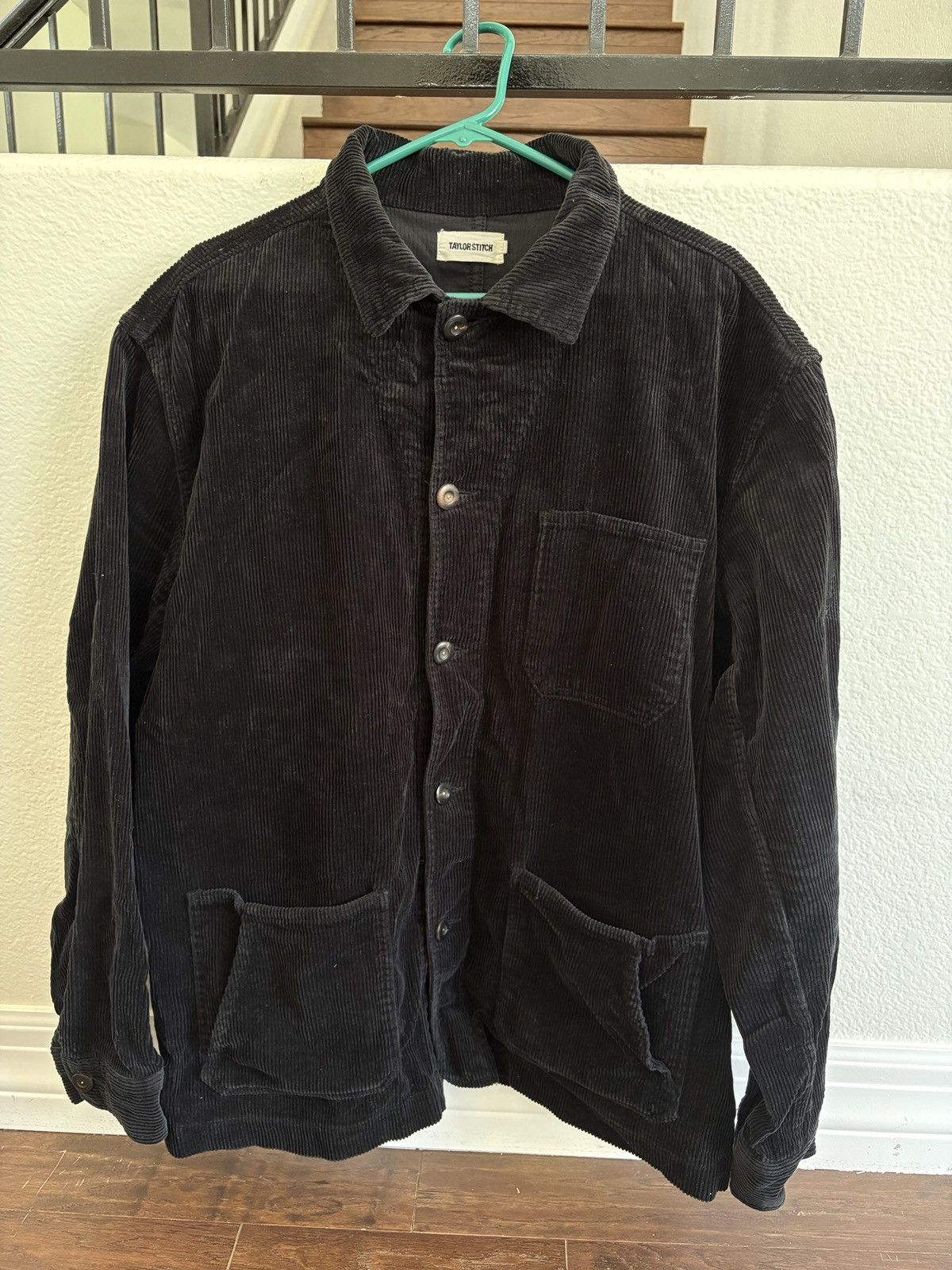 Taylor Stitch Taylor Stitch Corduroy Chore Coat — Black / Size XL Size US XL / EU 56 / 4 - 1 Thumbnail