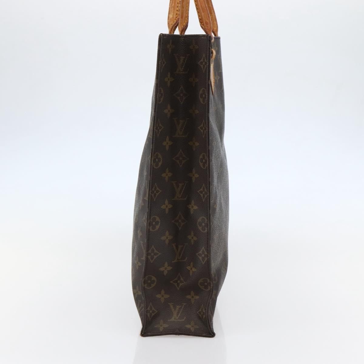 Louis Vuitton LOUIS VUITTON Monogram Sac Plat Hand Bag M51140 Size ONE SIZE - 4 Thumbnail