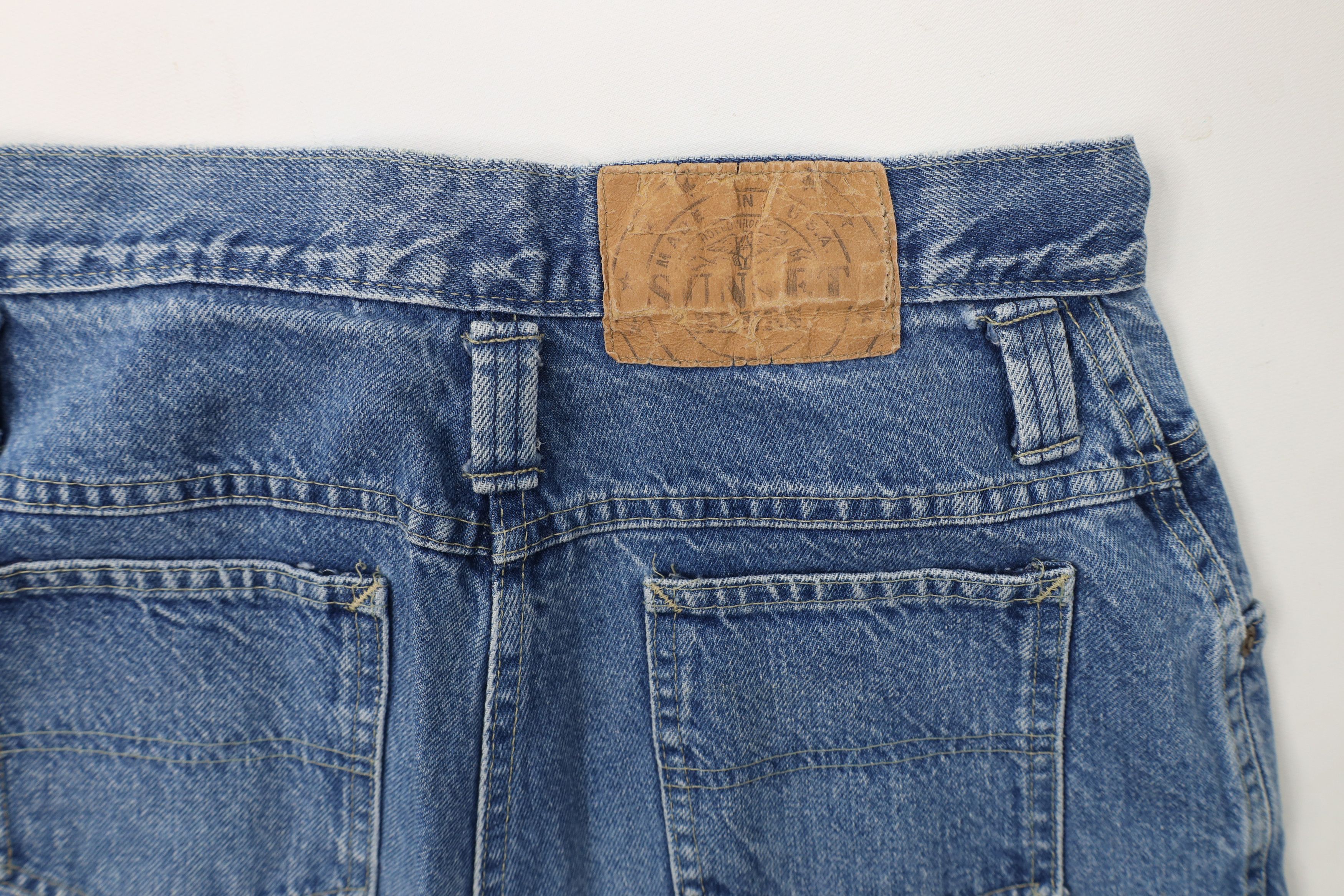 Vintage Vintage 90s Streetwear Tapered Leg Denim Jeans USA Size 34" / US 12 / IT 48 - 13 Thumbnail
