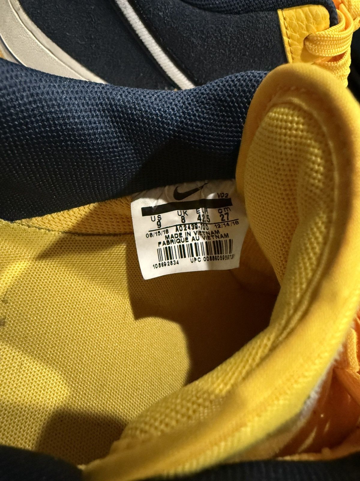 Nike Air Force 1 Low ‘07 LV8 ‘Amarillo Obsidian’ Size US 9 / EU 42 - 6 Thumbnail