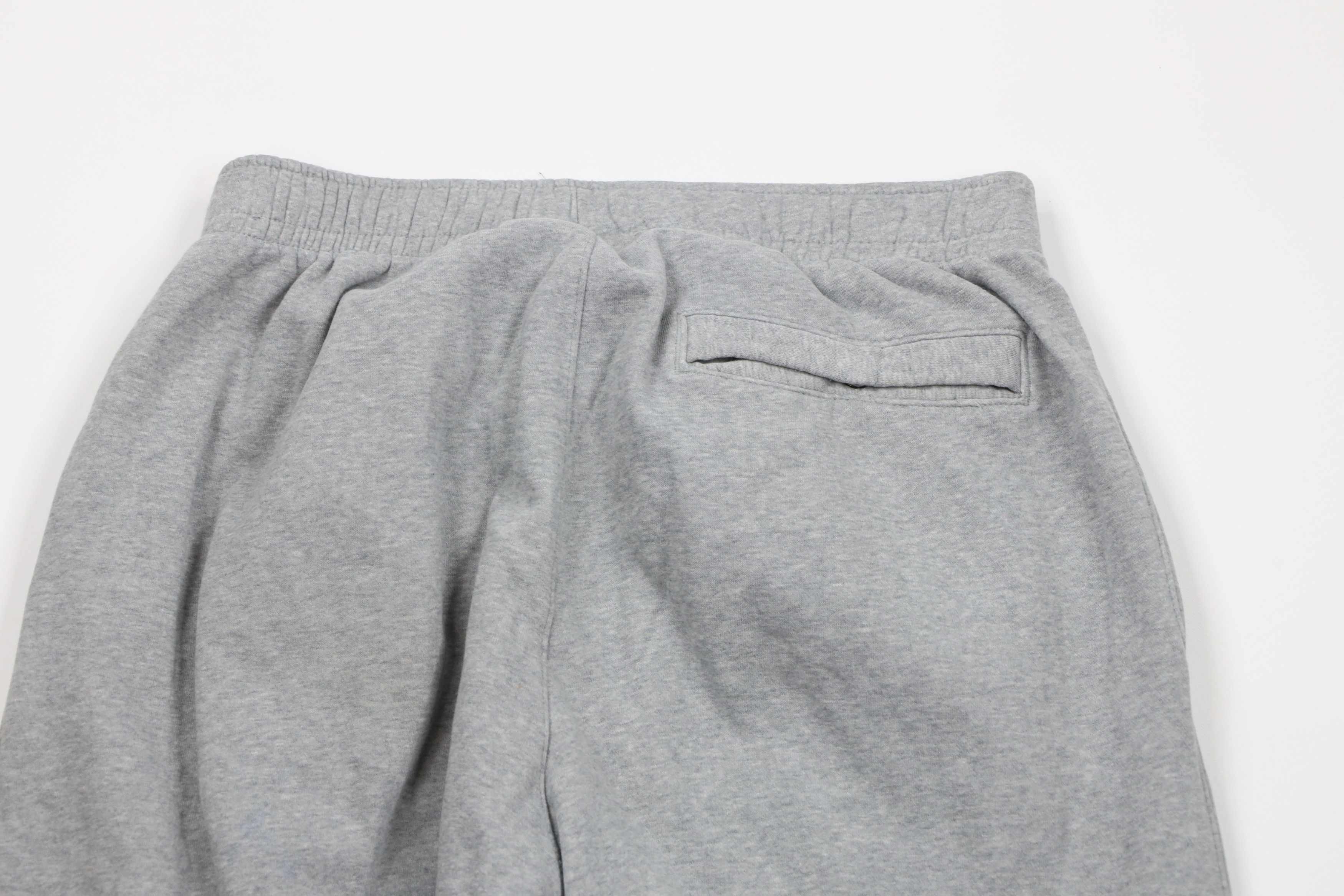 Nike × Vintage Vintage Y2K Nike Travis Scott Mini Swoosh Sweatpants Gray Size US 34 / EU 50 - 11 Thumbnail
