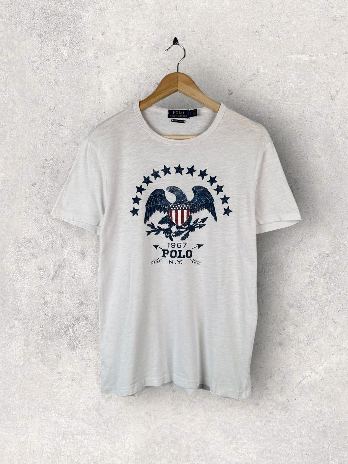 Polo Ralph Lauren Polo Ralph Eagle Box Logo Tee Size US S / EU 44-46 / 1 - 1 Thumbnail