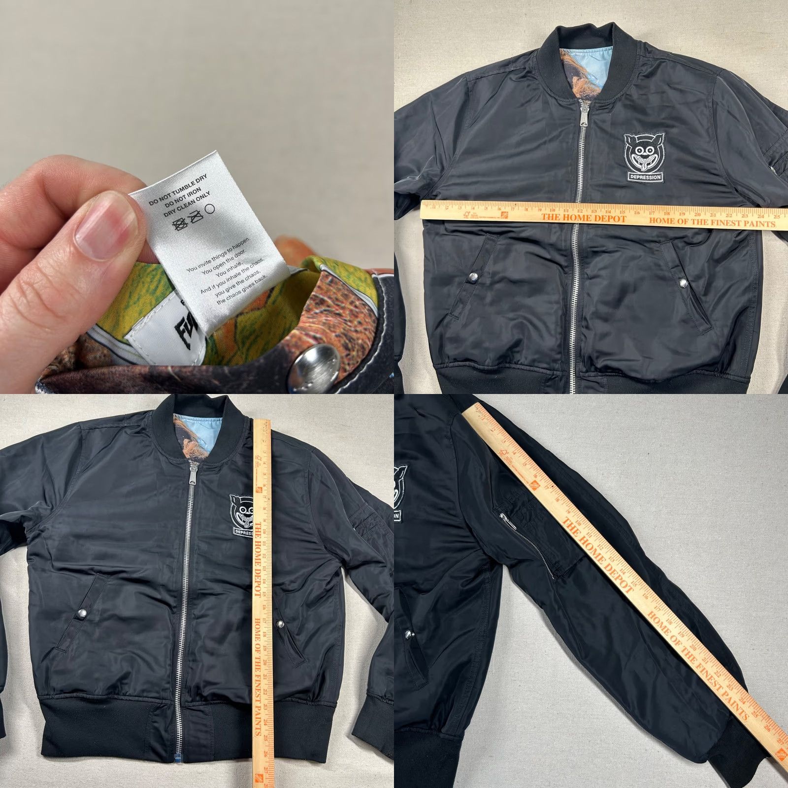 Fucking Awesome Vintage Jacket: Reversible Skateboarding - Stylish Bomber XXL Mens Size US XL / EU 56 / 4 - 8 Thumbnail
