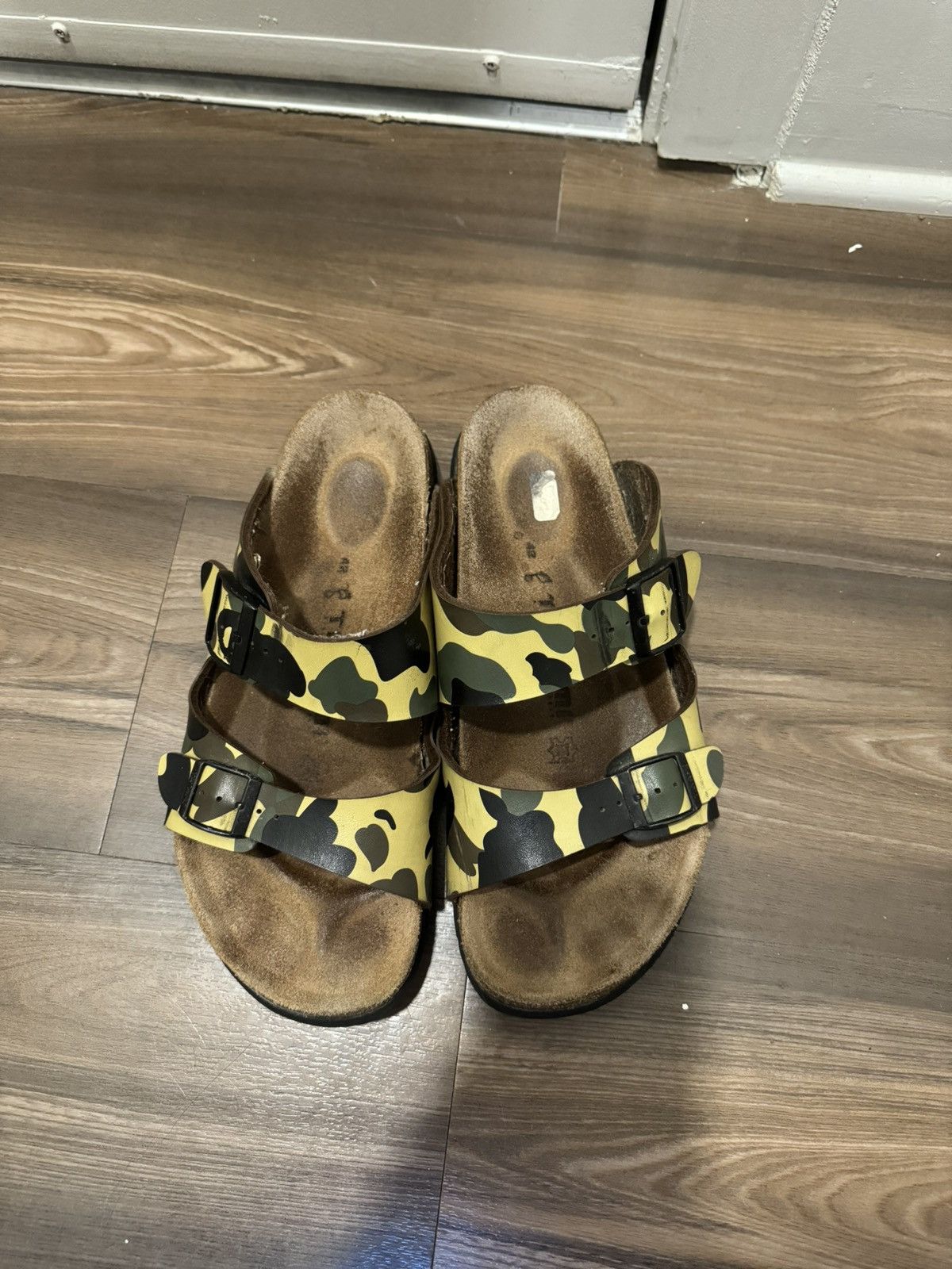 Custom bape birkenstocks deals