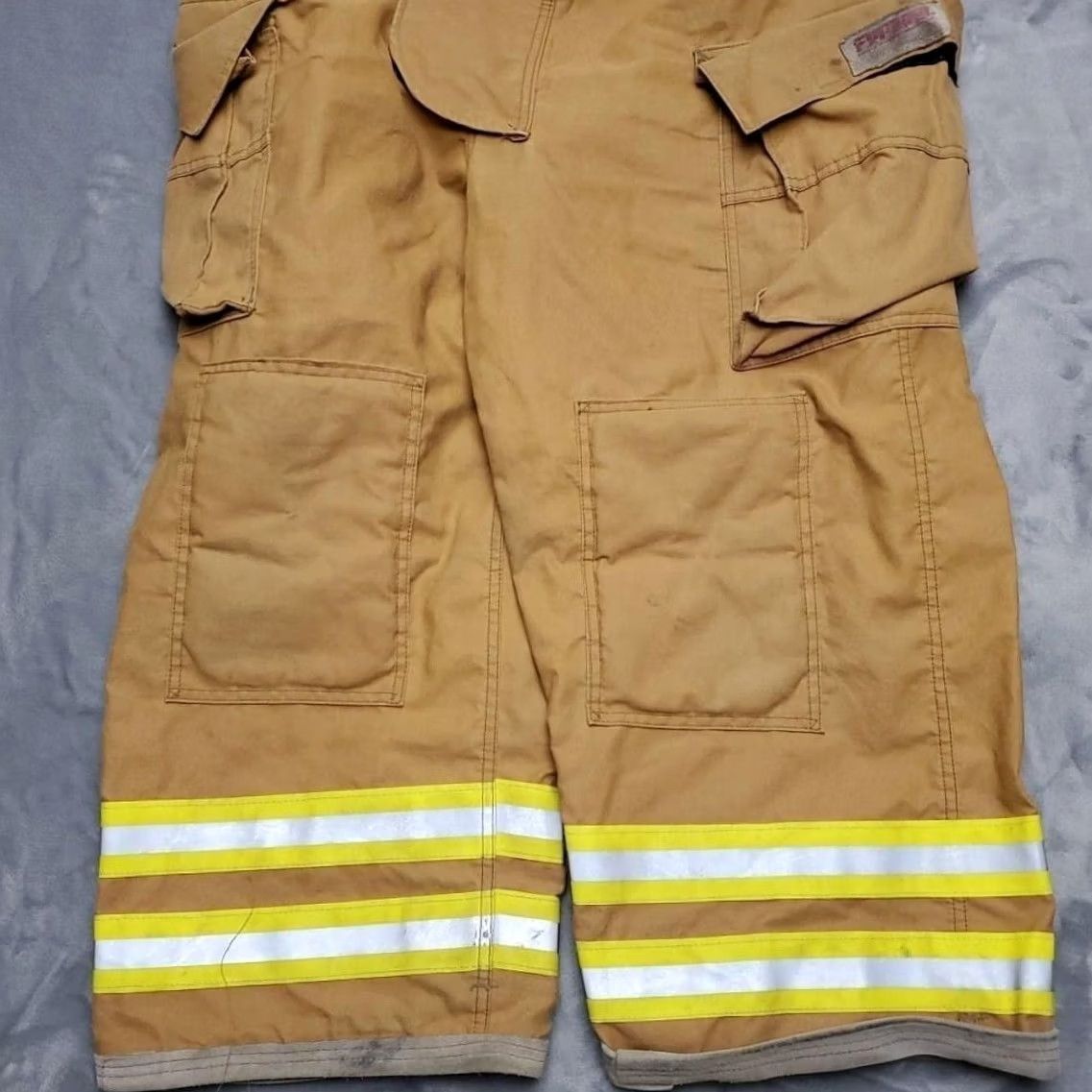 Vintage VINTAGE Fyrepel Turnout Pants Mens XL 26 Inseam Reflective Firefighter 2000s Size US 36 / EU 52 - 4 Thumbnail
