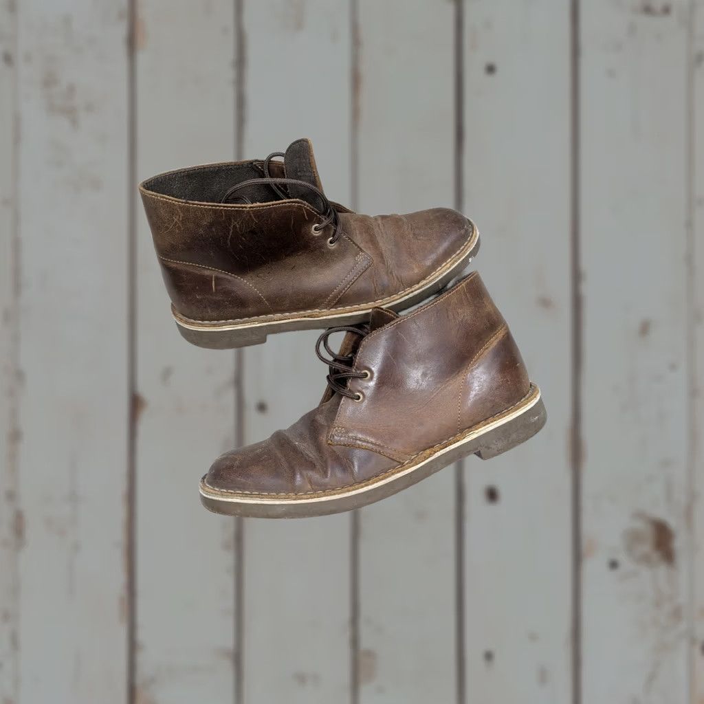 Clarks Clarks Desert Chukka Boot Mens 9 Brown Leather Lace Up Size US M / EU 48-50 / 2 - 1 Thumbnail