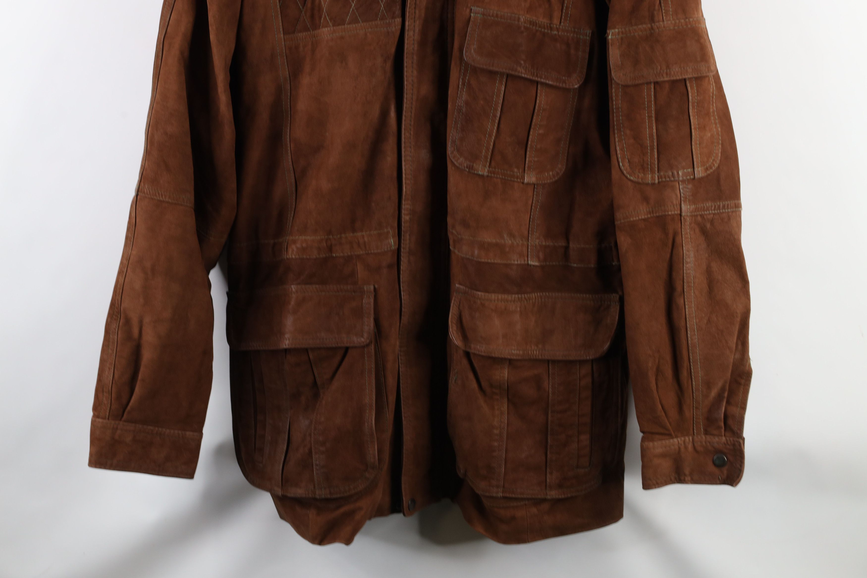 Vintage Vintage 90s Maadi Firearms Safari Bush Shooting Jacket Size US L / EU 52-54 / 3 - 3 Thumbnail