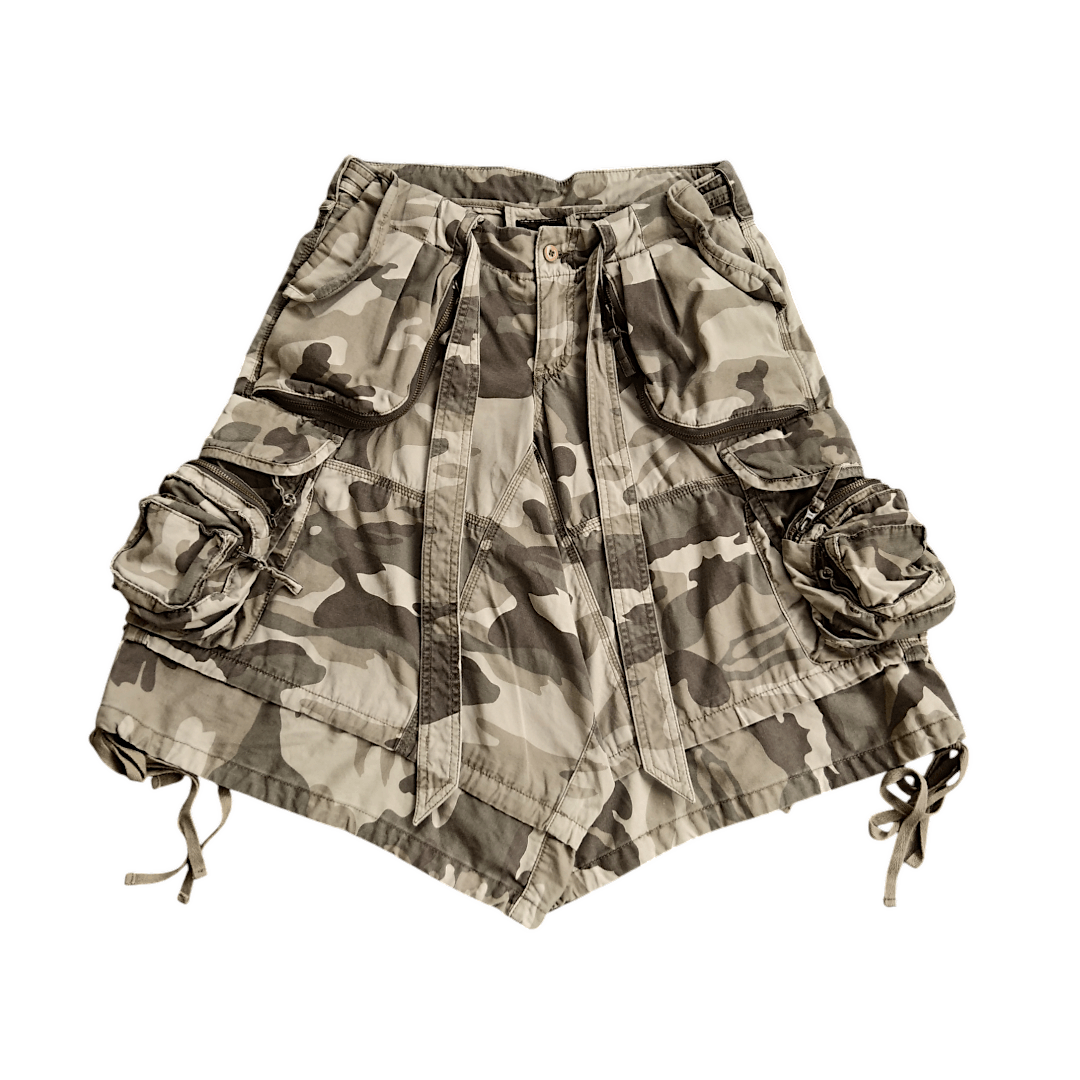 If Six Was Nine × KMRii × Le Grande Bleu (L.G.B.) As Know As Japan Camo Super Wide Leg Bondage Pants Size US 32 / EU 48 - 1 Thumbnail