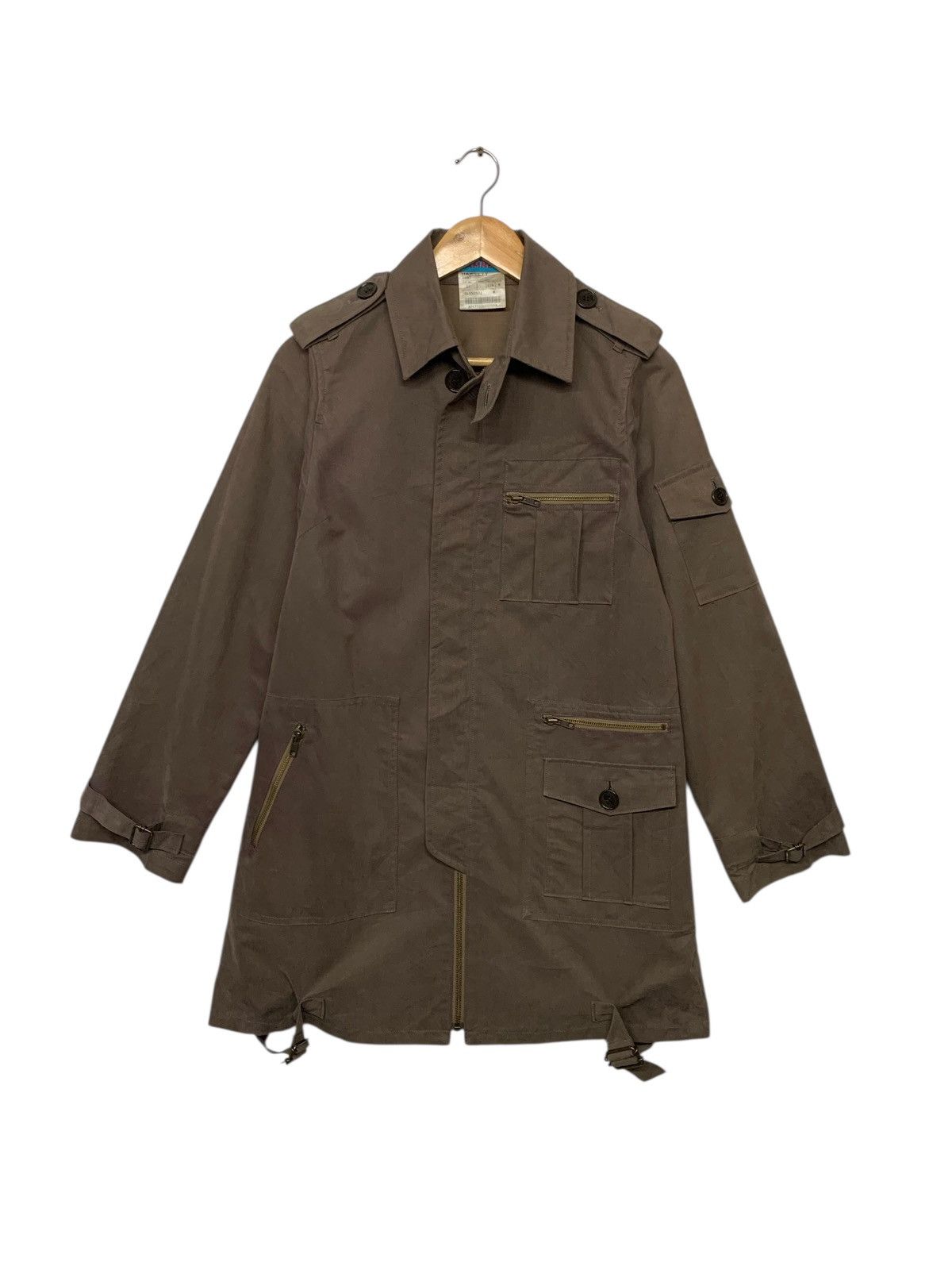 Designer × Katharine Hamnett London Rare Katherine Hamnett Coat Parka Zipper Down Jacket Size M / US 6-8 / IT 42-44 - 1 Thumbnail