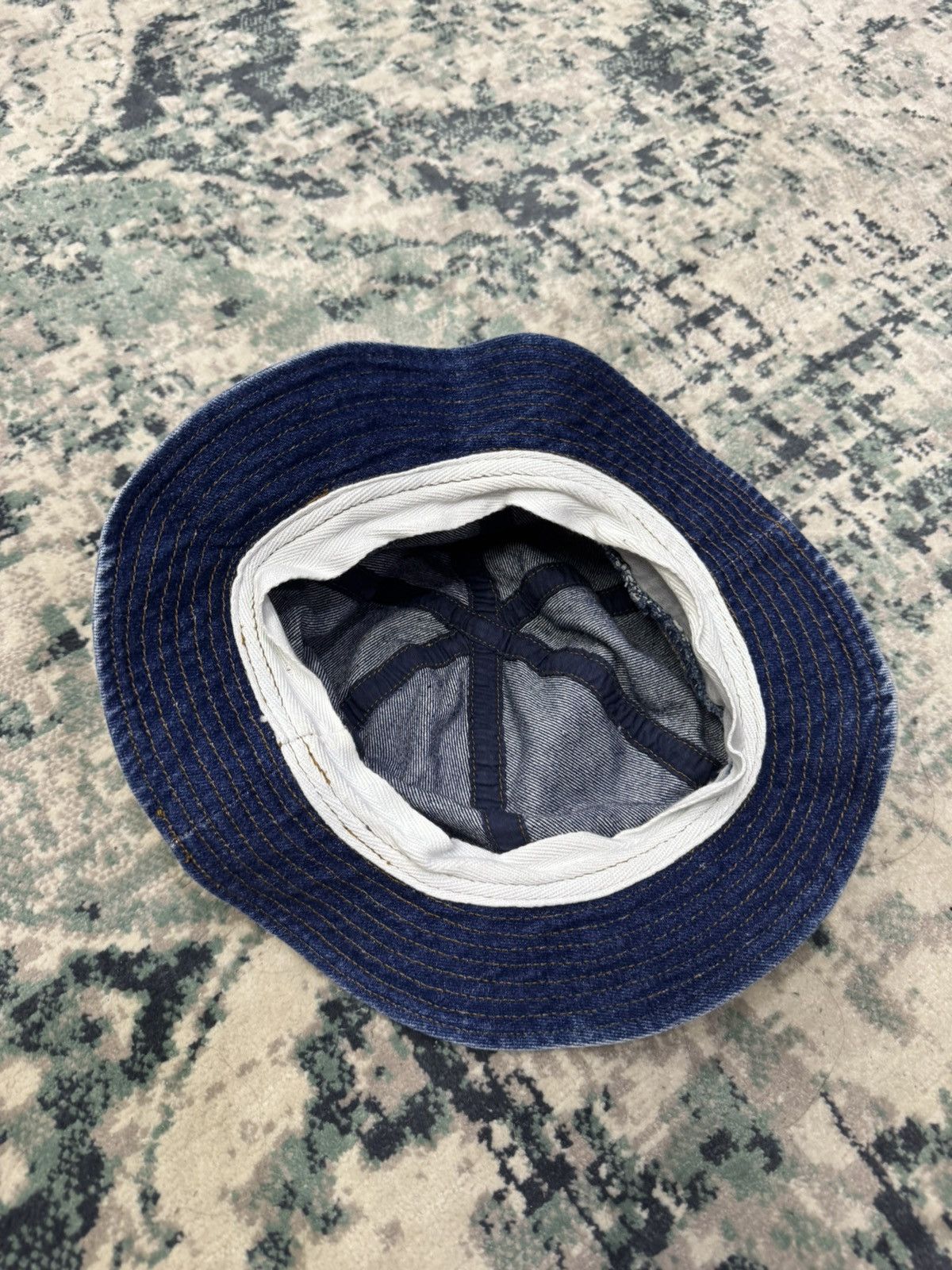 Japanese Brand VINTAGE HANDMADE IGLOO DENIM HAT Size ONE SIZE - 4 Thumbnail