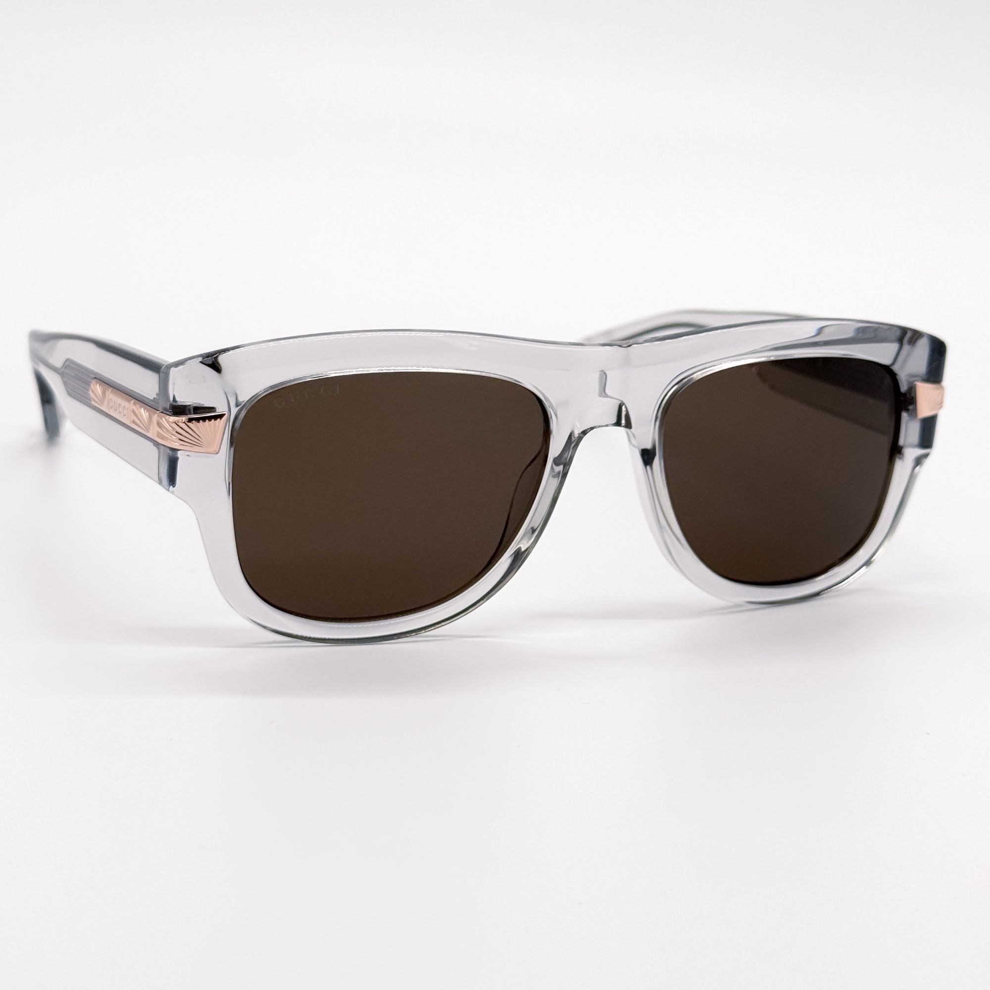 Gucci NEW GUCCI SUNGLASSES GG1517S 006 CLEAR BROWN MEN GUCCI Size ONE SIZE - 5 Thumbnail