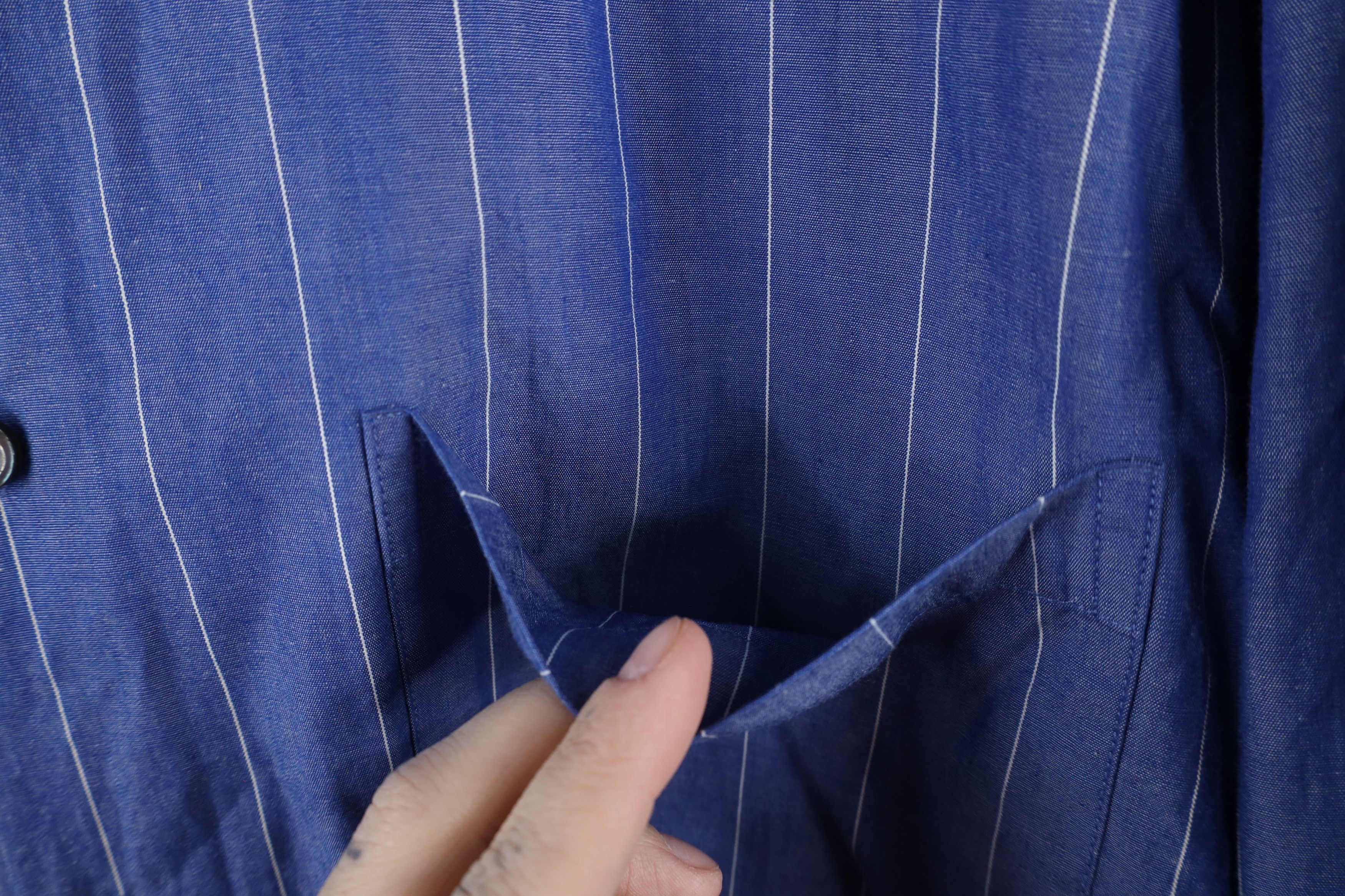 Vintage Vintage 90s Yves Saint Laurent Collared Button Shirt Size US M / EU 48-50 / 2 - 4 Thumbnail