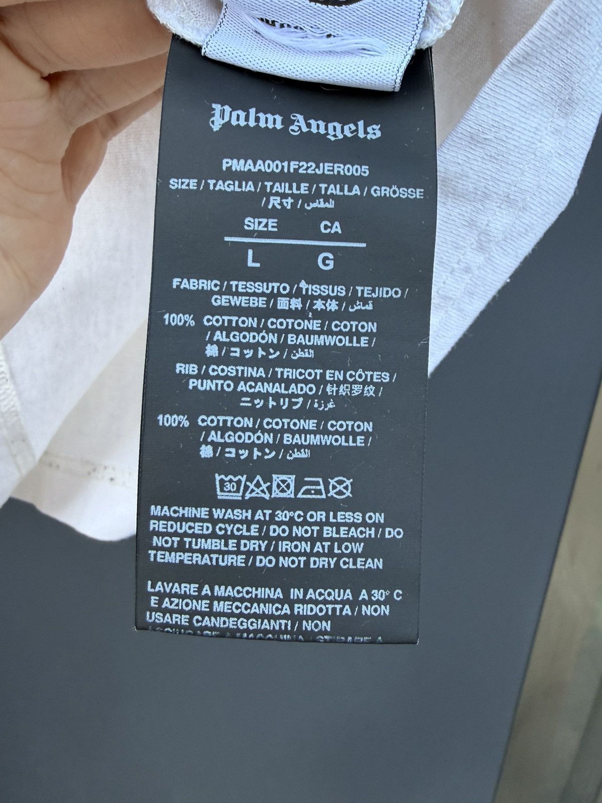 Palm Angels Palm Angels Teddy Bear Butter/Beige Tshirt FW22 Size US L / EU 52-54 / 3 - 11 Thumbnail