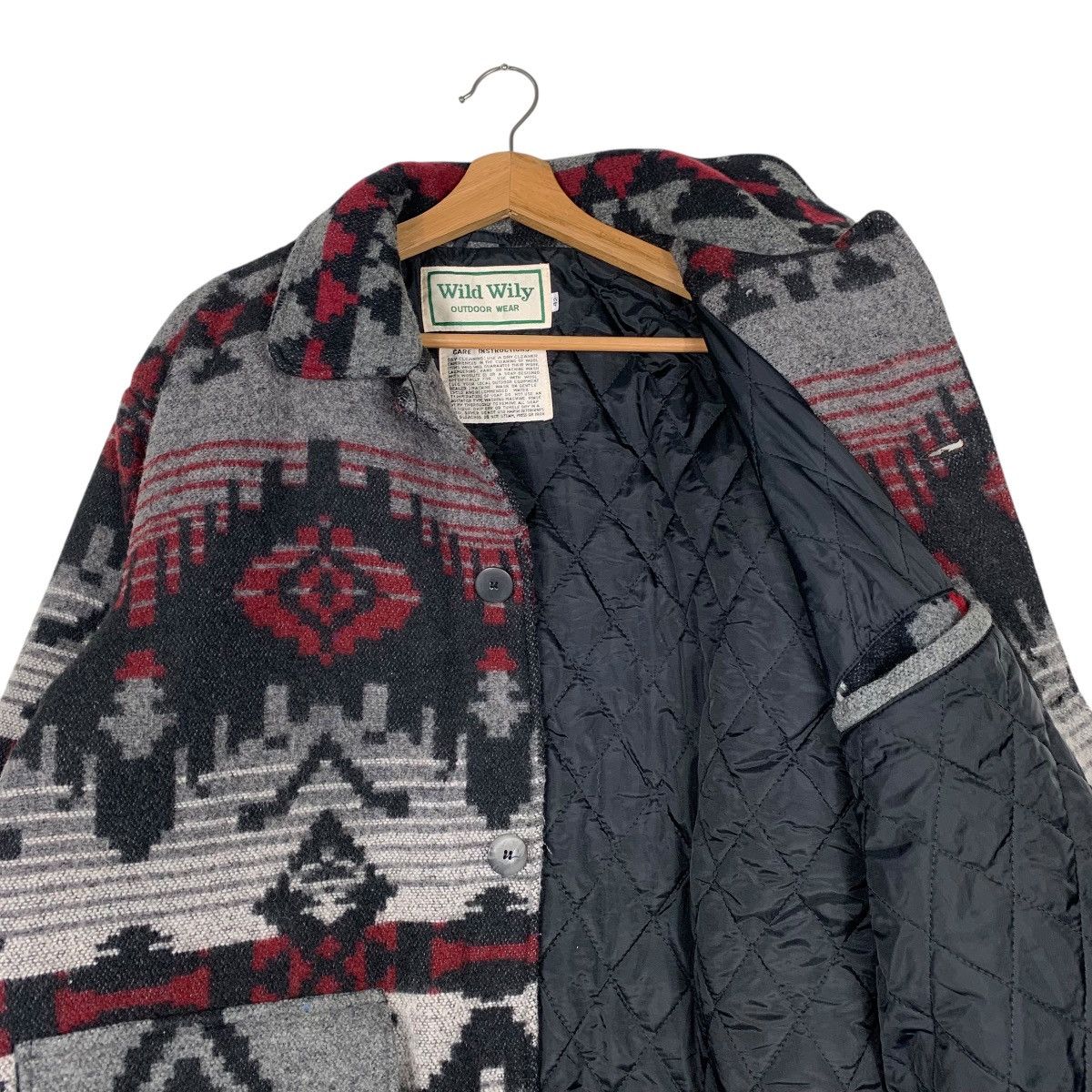 Japanese Brand Vintage Wild Willy Navajo Aztech Outdoor Jacket Size US L / EU 52-54 / 3 - 10 Thumbnail