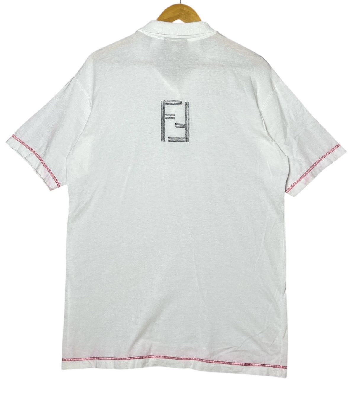 Fendi Vintage Fendi Polo Shirt Embroidery Logo Size US M / EU 48-50 / 2 - 3 Thumbnail