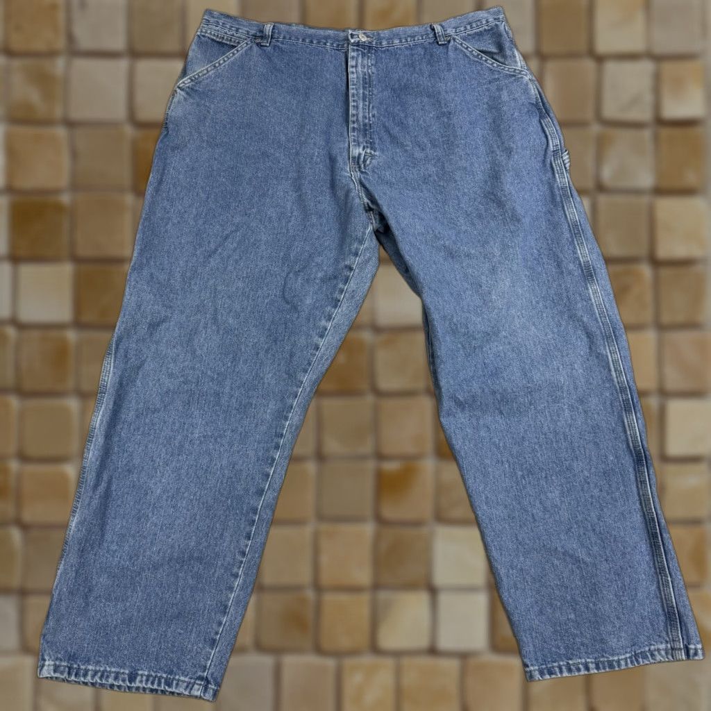 Wrangler Wrangler Carpenter Jeans Mens 42x30 Relaxed Fit Denim Pants 94LSWVD Workwear Wrangler Retro Blue 30 In Inseam Size US 42 / EU 58 - 1 Thumbnail
