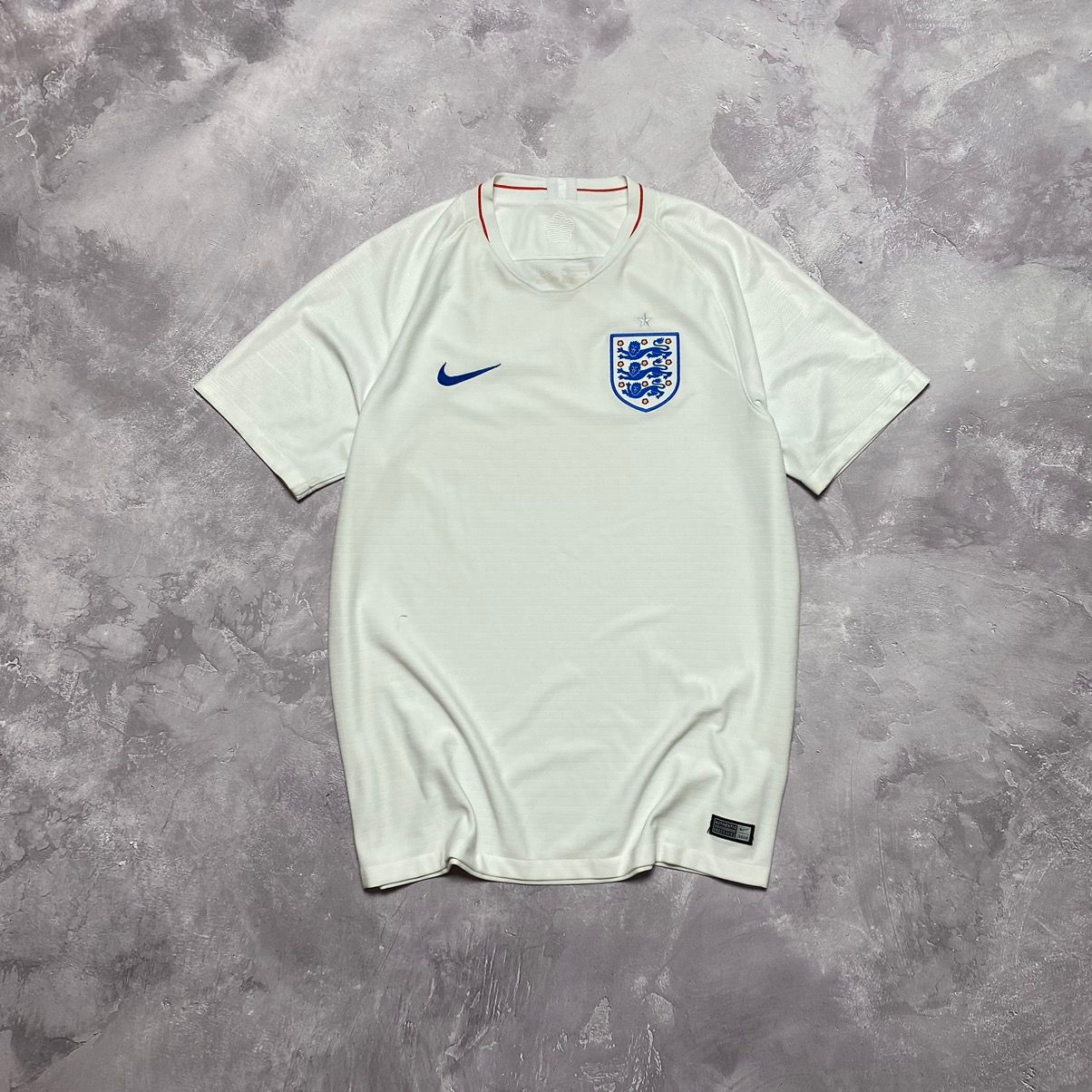 Pre-owned Nike X Soccer Jersey Vintage Nike England Soccer Jersey 90's Size L In White