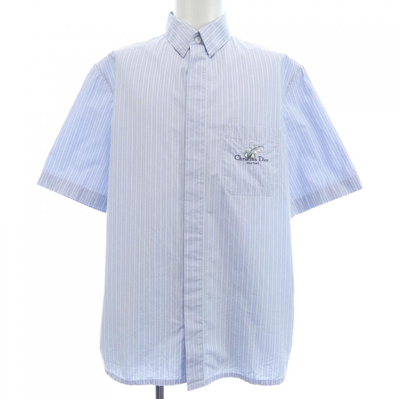 Dior Dior Dior S/S Shirt Cotton Dress Shirt 493C521B3040 DUTY FREE for USA Size ONE SIZE - 1 Thumbnail