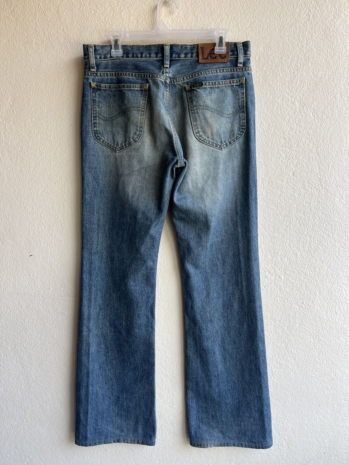Lee × Vintage VTG 2000s Lee Riders Sanforized Dirty Mud Denim Flare Jeans Size US 32 / EU 48 - 3 Thumbnail