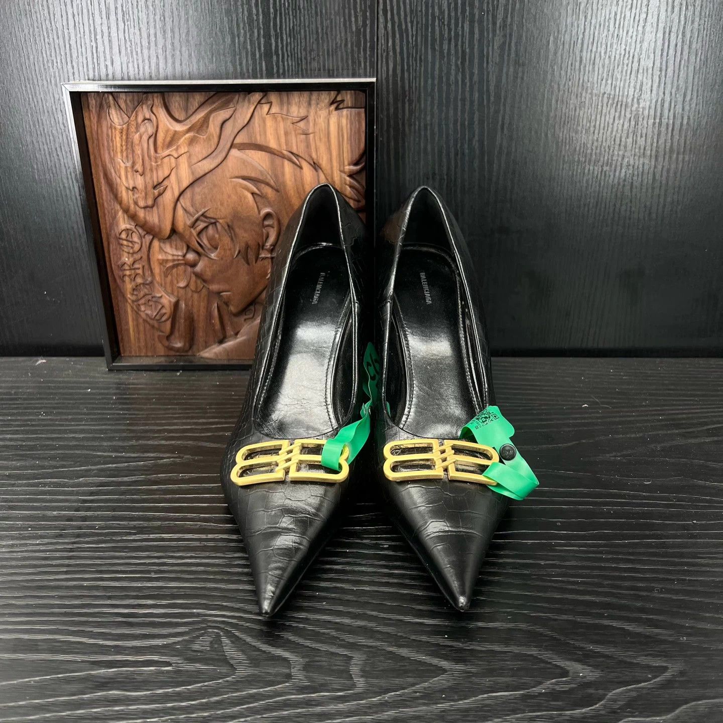 Balenciaga Balenciaga Knife Croc Embossed Heels 40 with Box Size US 9 / IT 39 - 5 Thumbnail