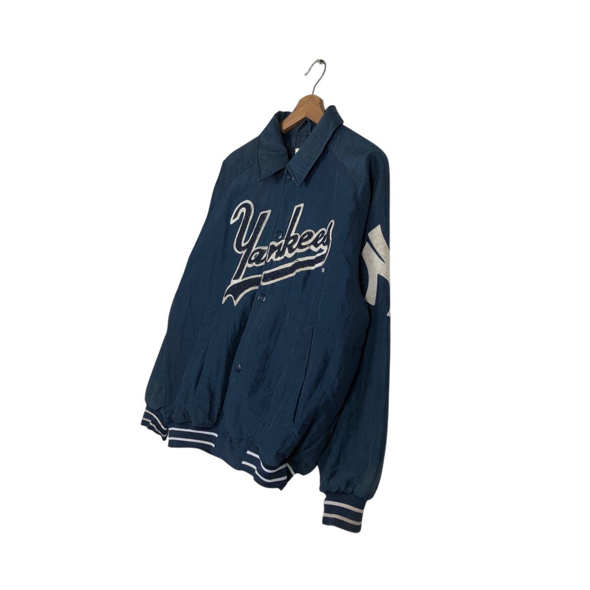Vintage 📌Vintage Bomber Jacket Yankees Mlb New York Big Logo Size US M / EU 48-50 / 2 - 8 Thumbnail