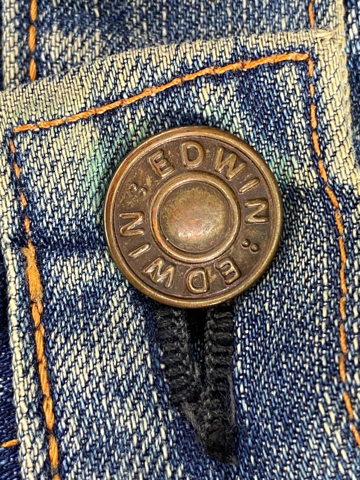 Edwin Edwin Whiskers Faded Wash Style Light Jeans Size US 32 / EU 48 - 10 Thumbnail