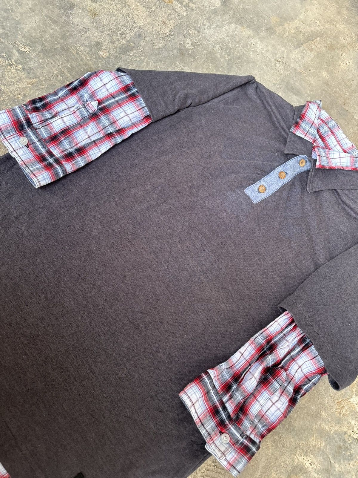 Dickies × If Six Was Nine × Japanese Brand Y2k Double Layer Dickies Shirt Button up Size US L / EU 52-54 / 3 - 4 Thumbnail