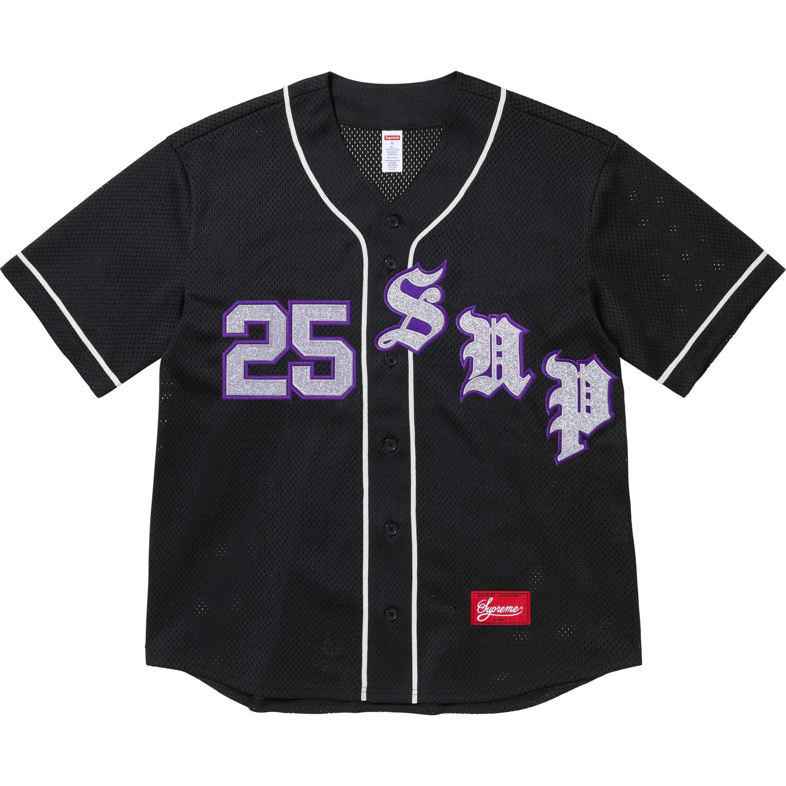 Supreme Supreme Old English Baseball Jersey Size US S / EU 44-46 / 1 - 1 Thumbnail