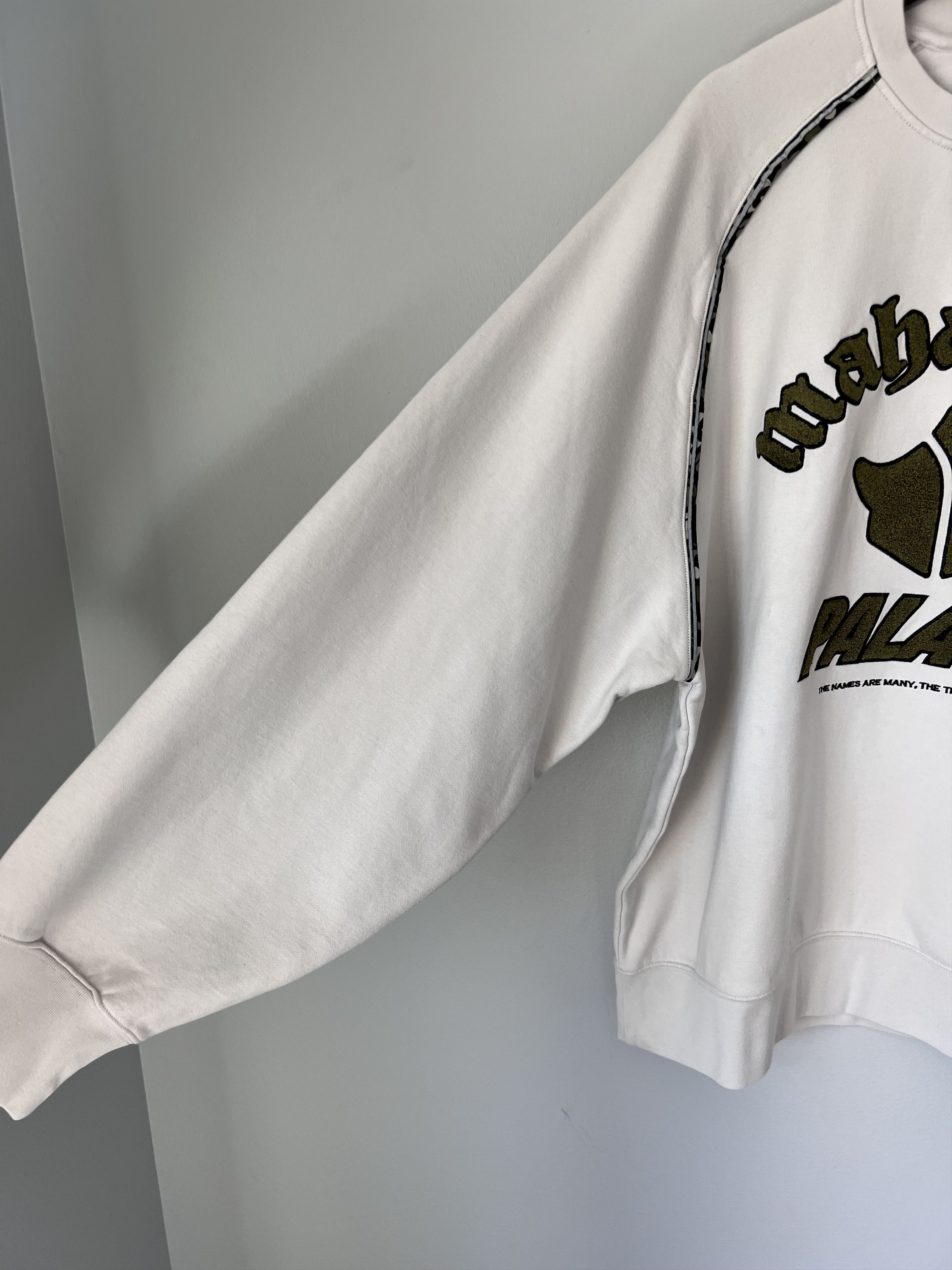 Maharishi × Palace Palace Maharishi Temple Crewneck Sweatshirt in Stone Size US XXL / EU 58 / 5 - 3 Thumbnail