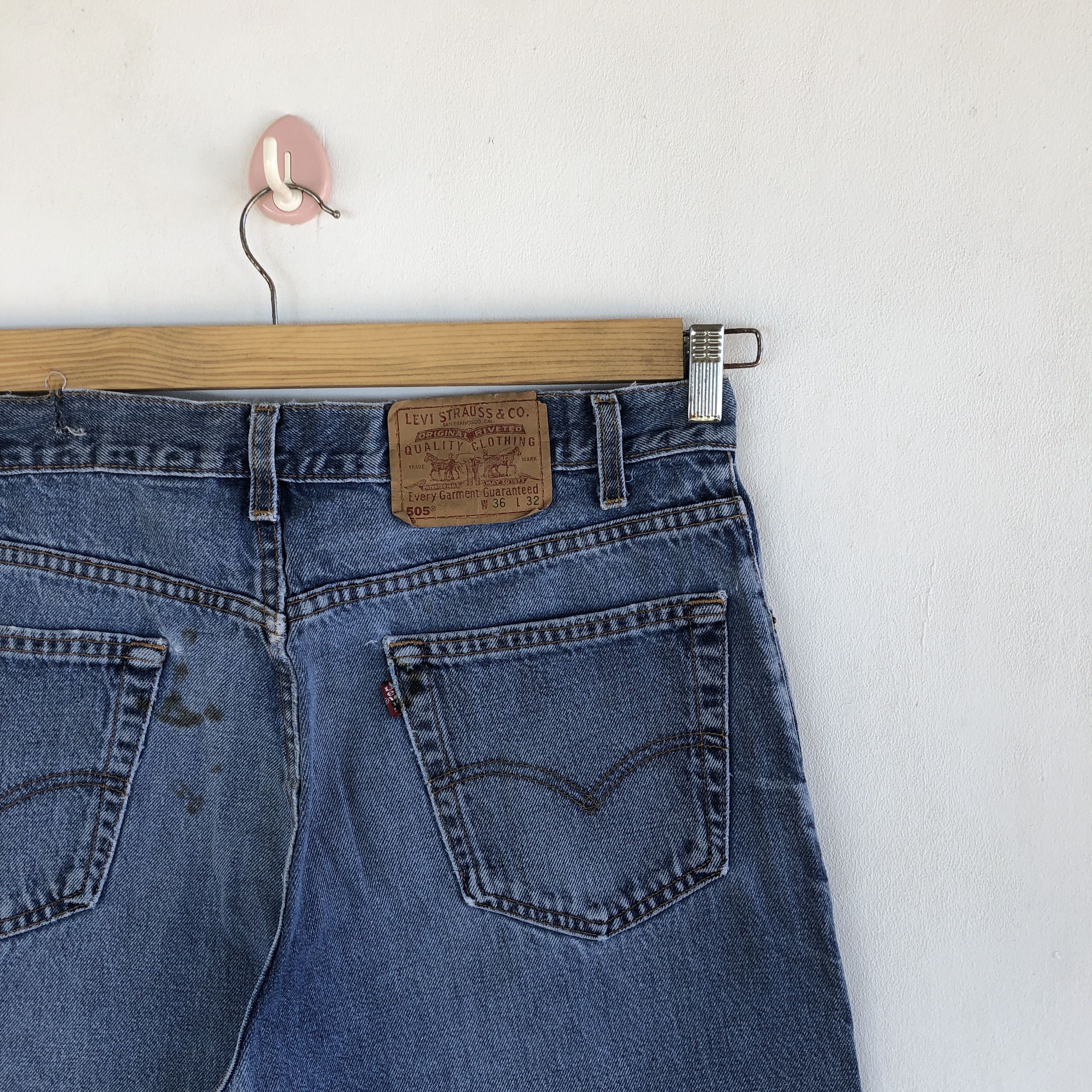Levi's Vintage Levi's Faded Blue 505 Jeans Levis 505 Denim Pants Size US 32 / EU 48 - 5 Thumbnail