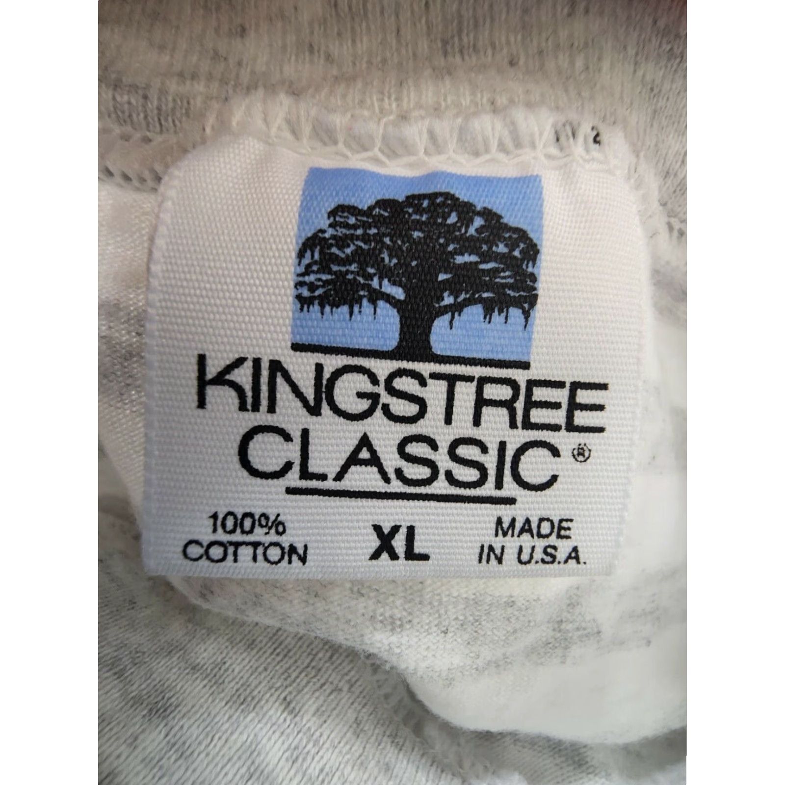 Vintage VINTAGE Kingstree Striped Tennis T-Shirt Short Sleeve Mens XL White Cotton 80s Size US XL / EU 56 / 4 - 5 Thumbnail