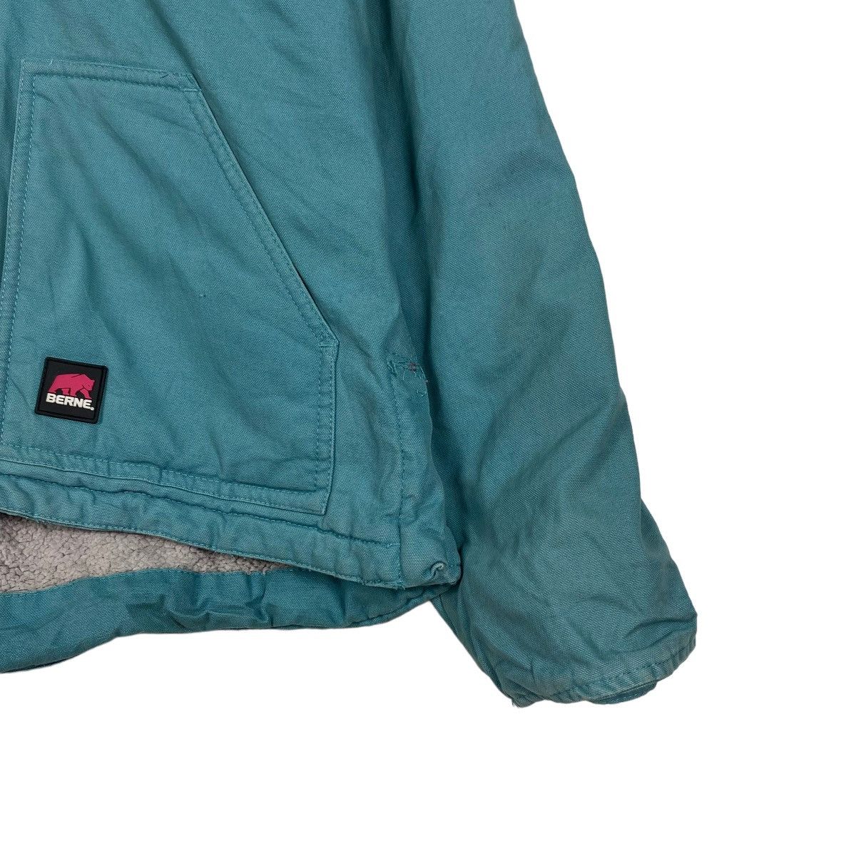 Japanese Brand Berne Fullzip Hoodies Jacket Sherpa Lining Size US M / EU 48-50 / 2 - 7 Thumbnail