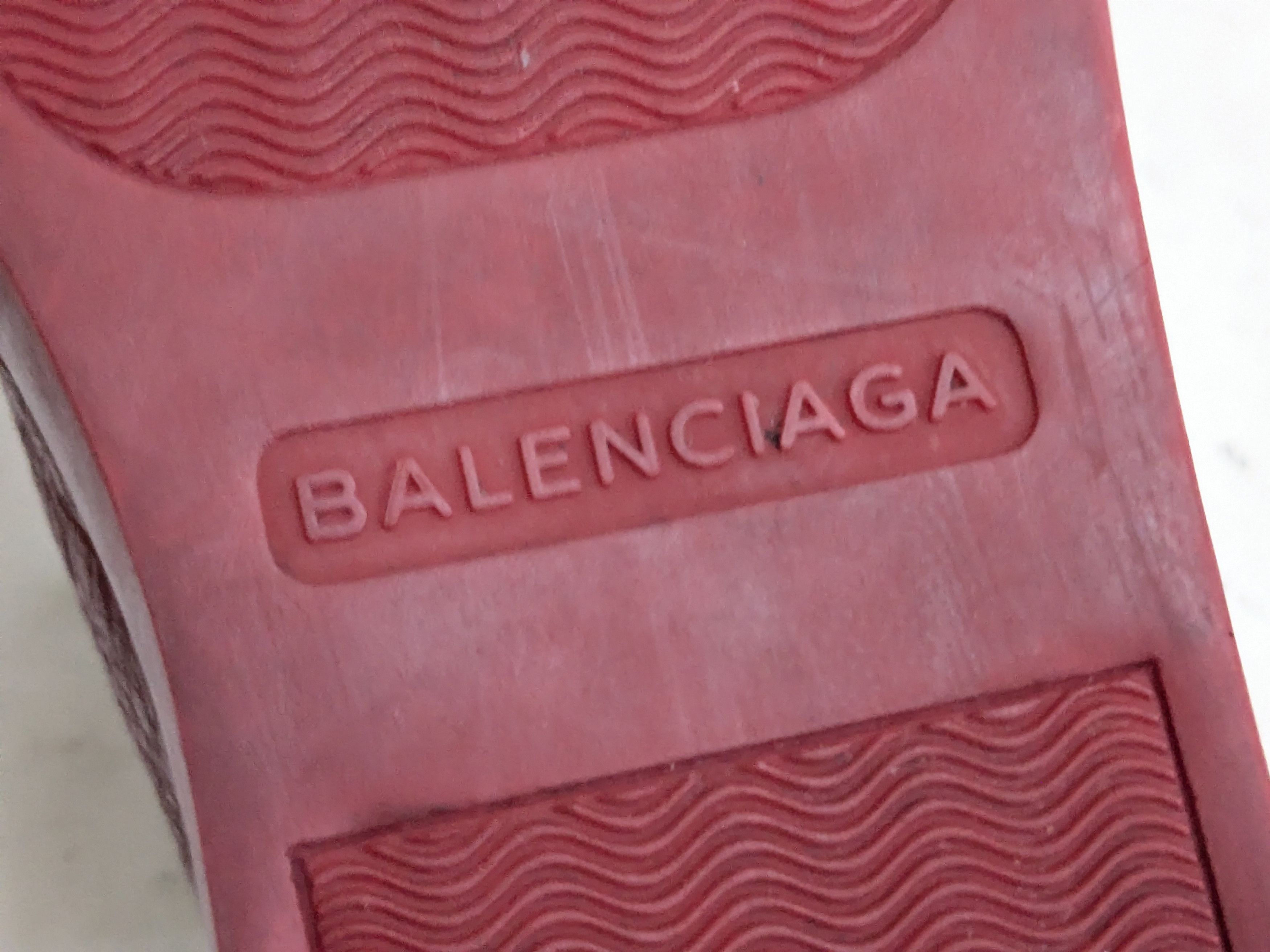 Balenciaga Balenciaga Arena Red 11 Leather High Top Sneakers Size US 11 / EU 44 - 14 Thumbnail