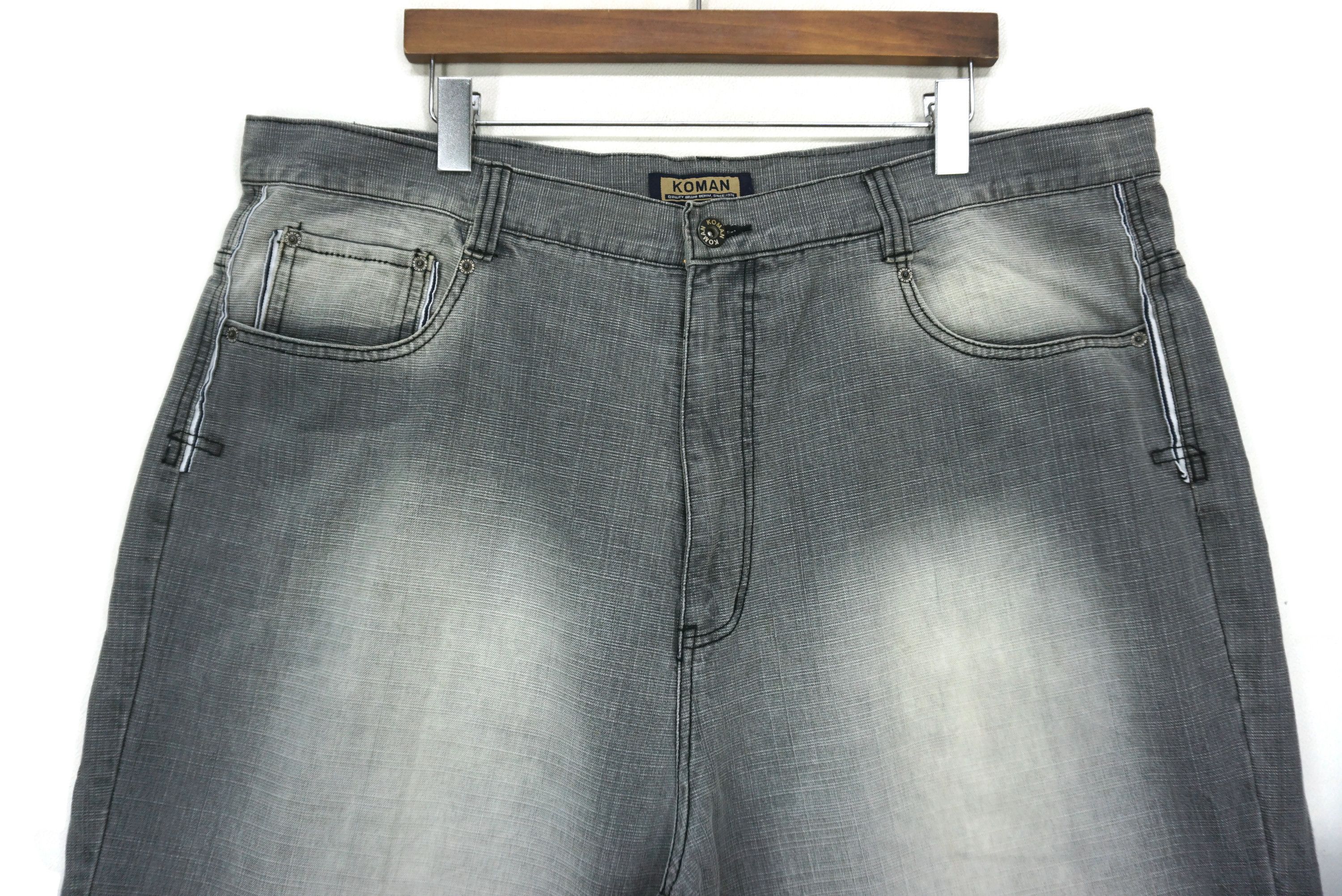 Koman Y2K Baggy Jeans Size W42xL32 Hip Hop Skateboard Denim Size US 42 / EU 58 - 3 Thumbnail