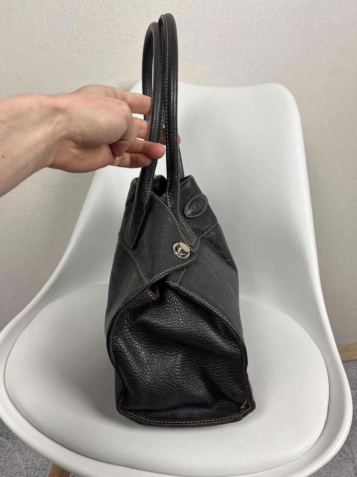 Designer × Tod's Tod’s Leather Brown Shoulder Hand Bag Size ONE SIZE - 5 Thumbnail